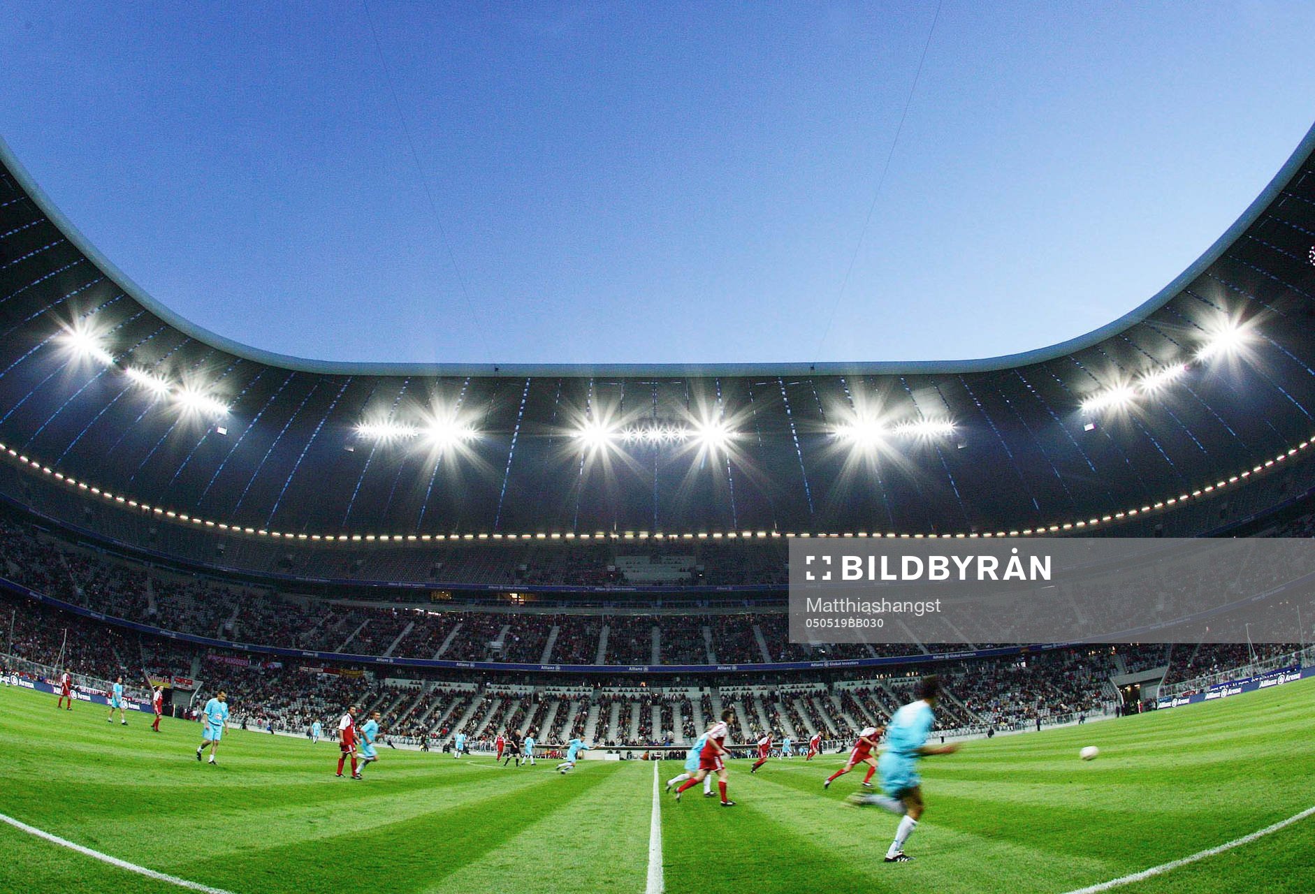Fotboll, arena, Stadion, Allianz Arena, München