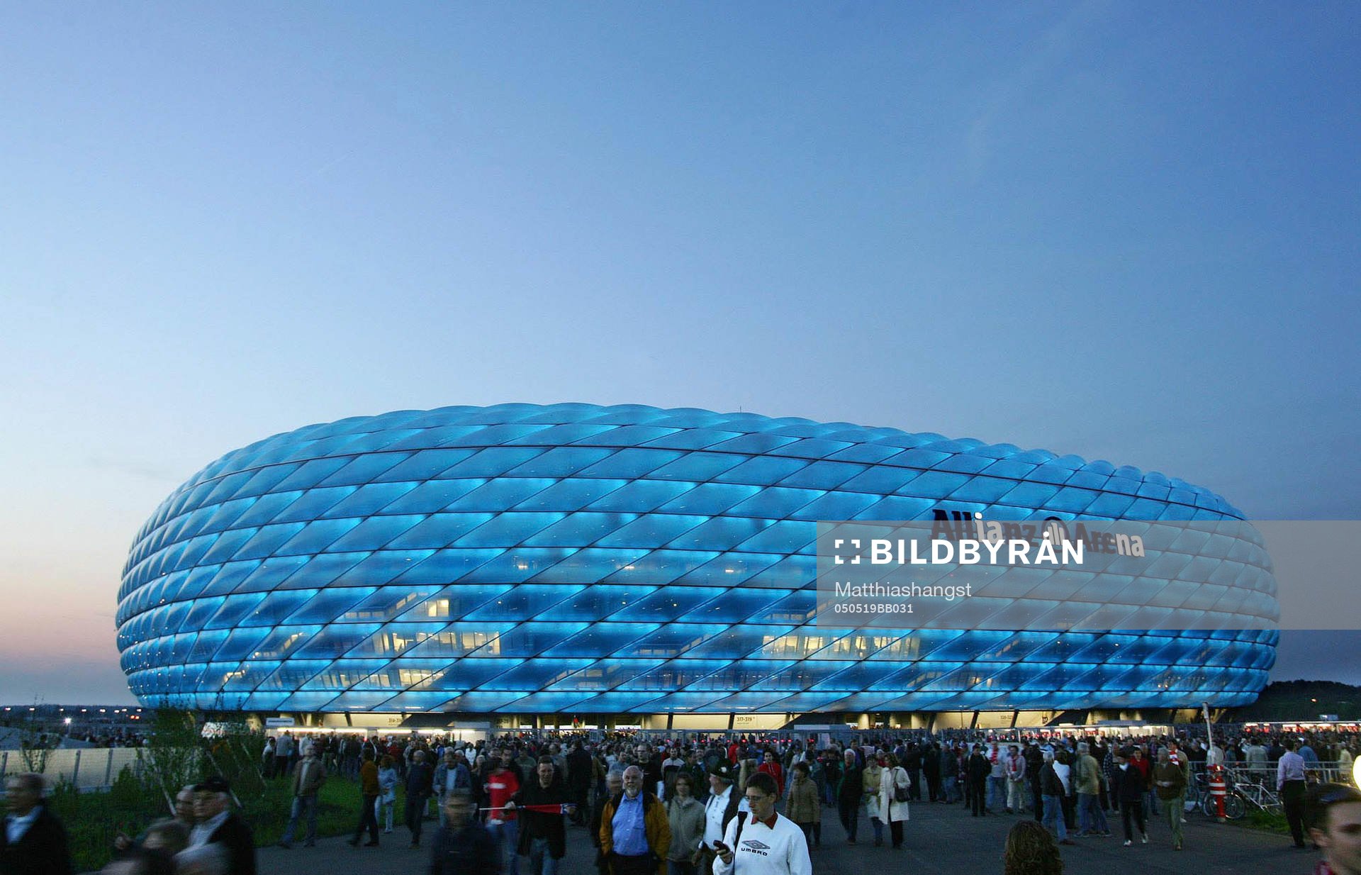 Fotboll, arena, Stadion, Allianz Arena, München