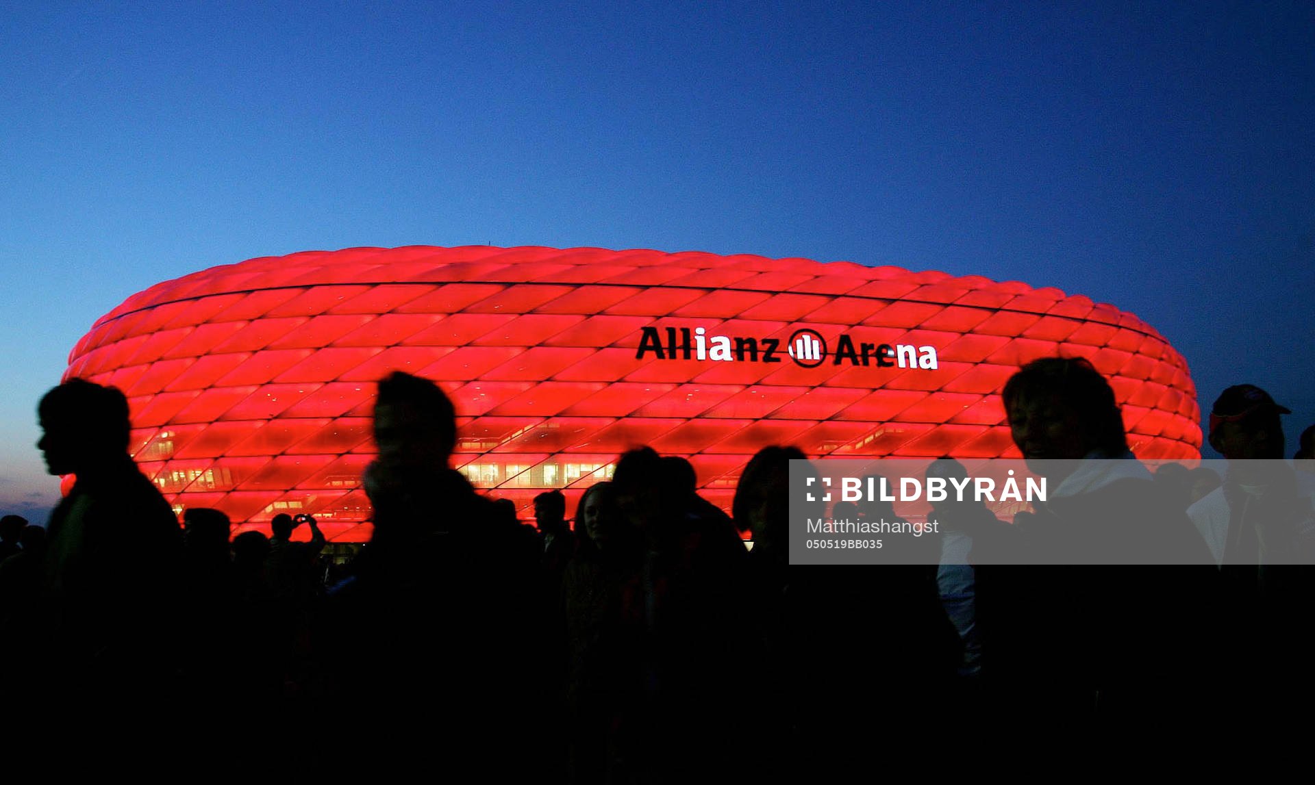 Fotboll, arena, Stadion, Allianz Arena, München