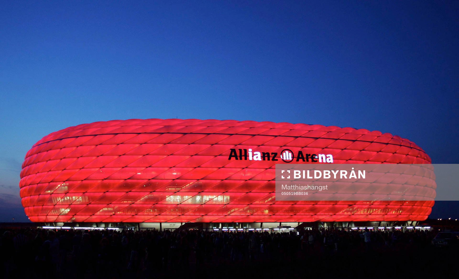 Fotboll, arena, Stadion, Allianz Arena, München