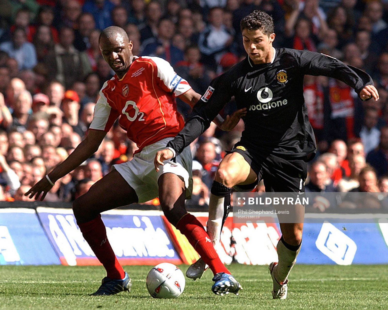Patrick Vieira, Arsenal och Cristiano Ronaldo, United