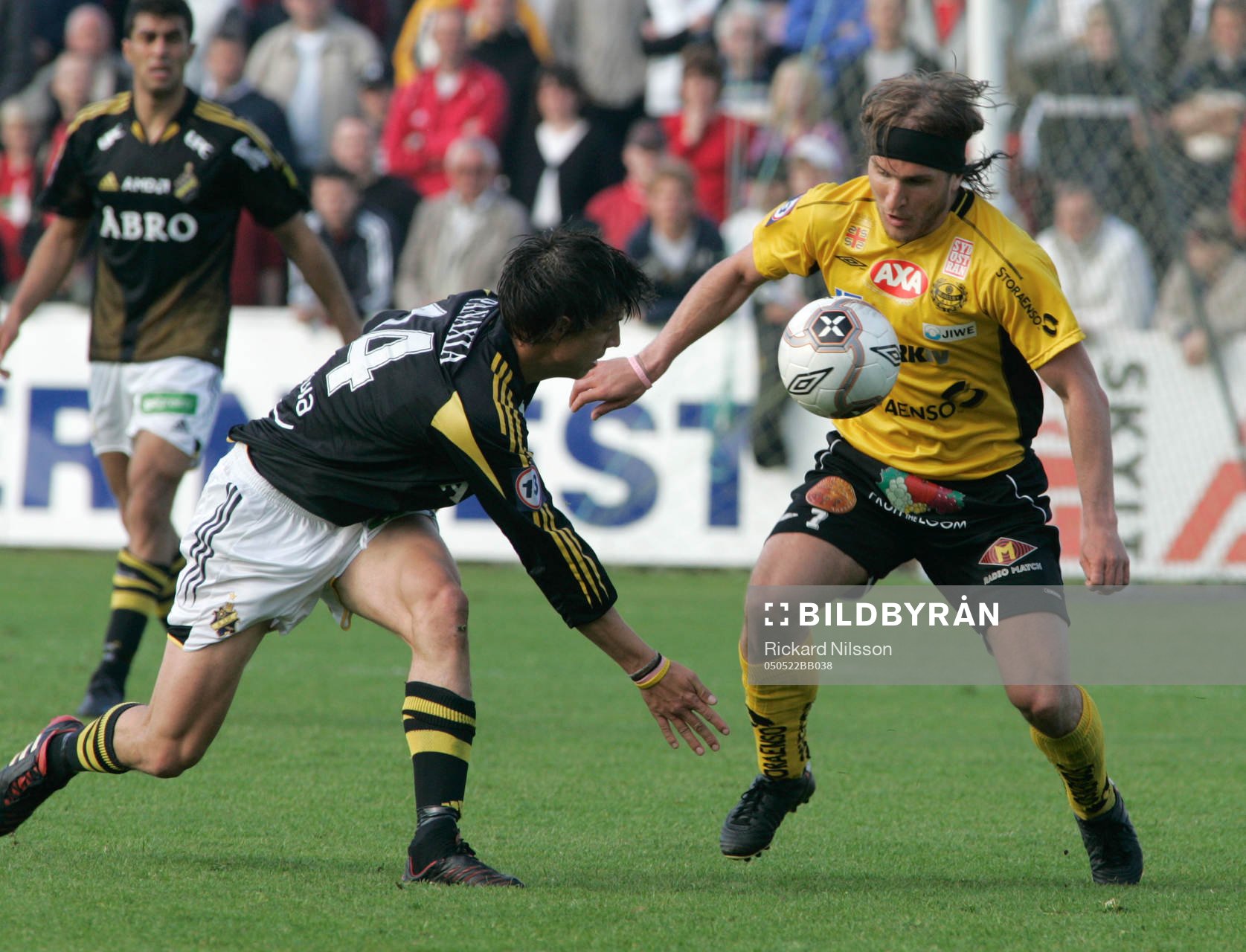 Nicklas Carlsson, AIK och Johan Svensson, Mjällby