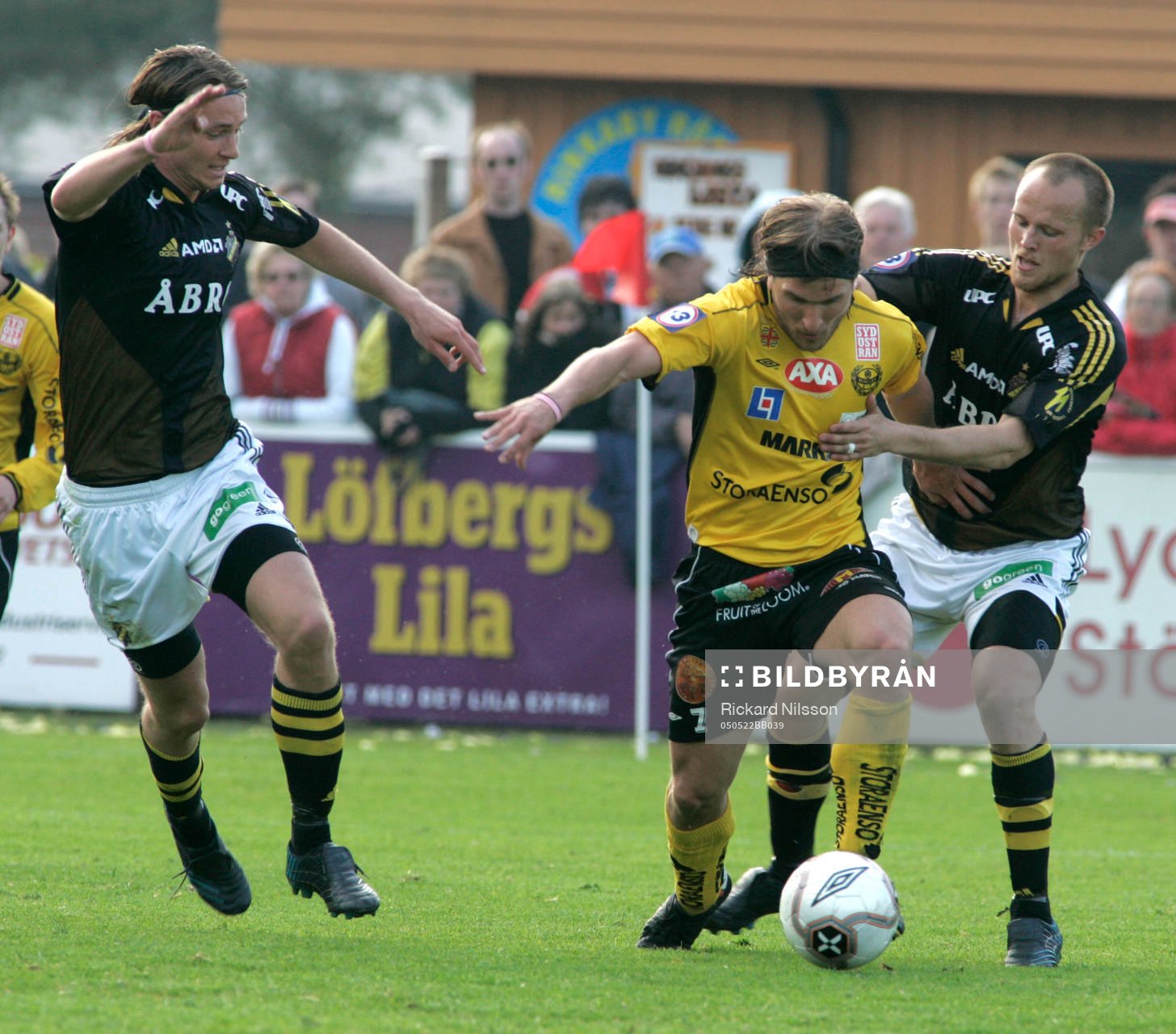 Mattias Moström, Nicklas Carlsson, AIK och Johan Svensson,