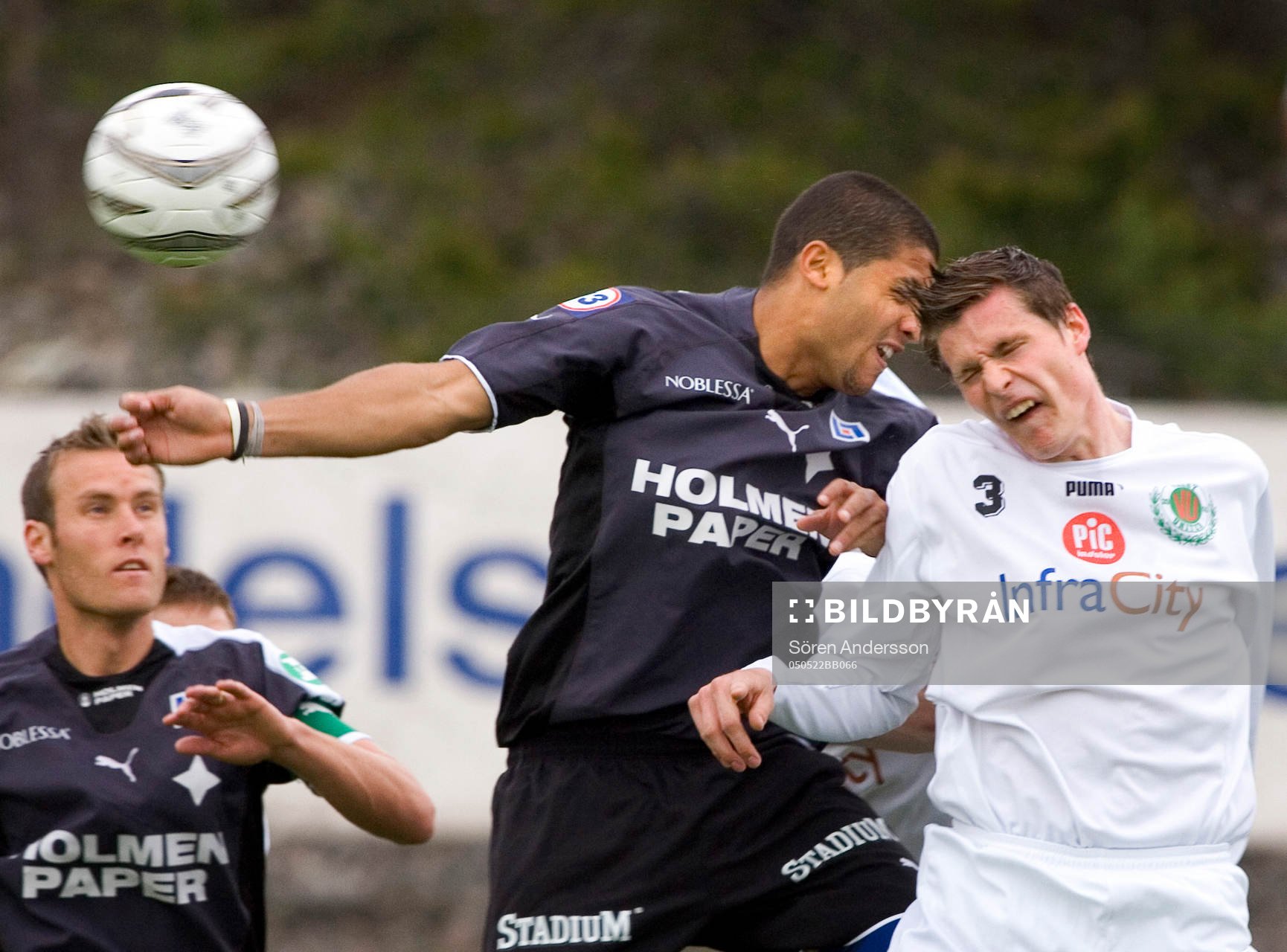 Daniel Olsson, Väsby och Bruno Santos, Norrköping