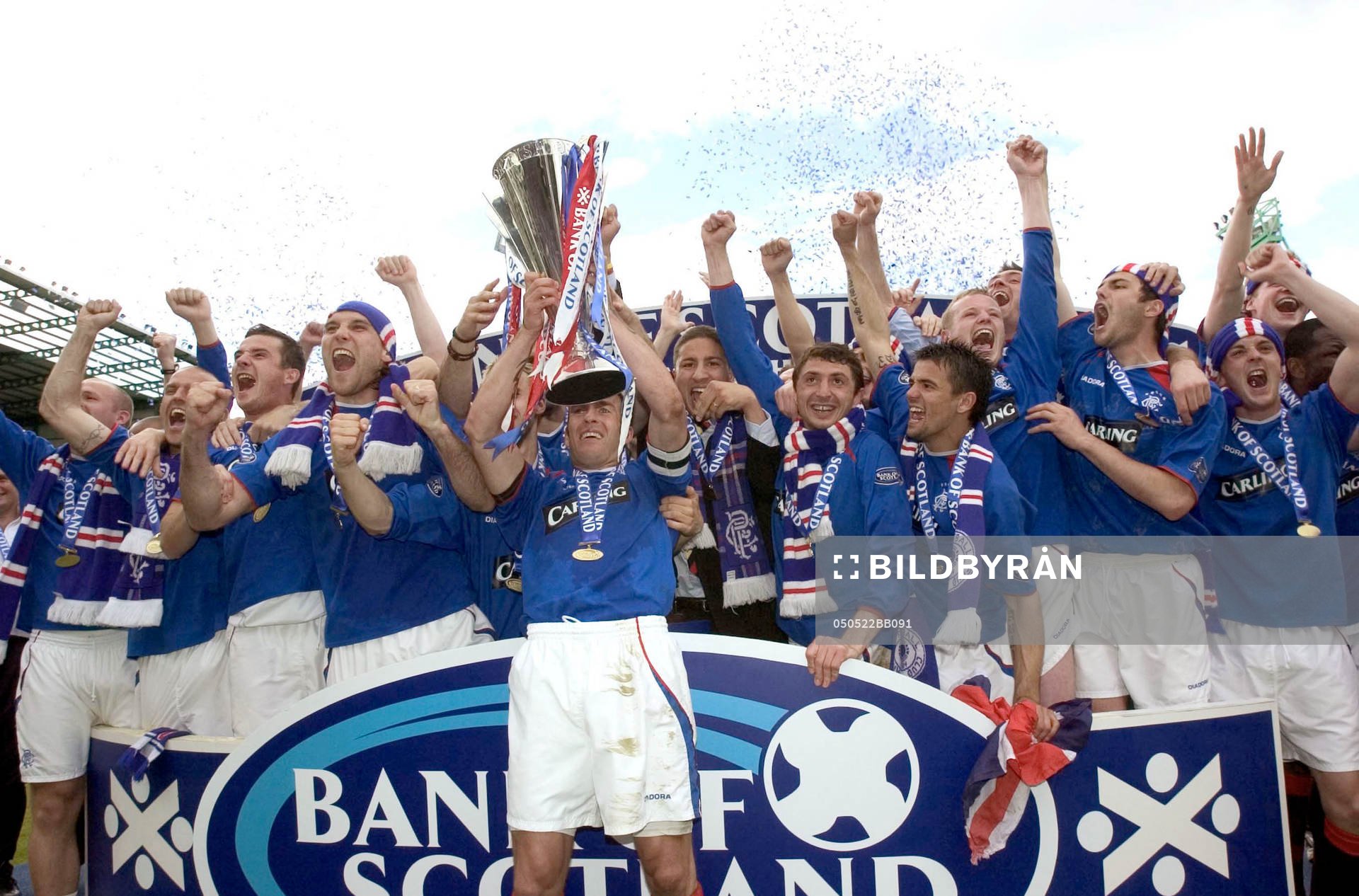 lagbild, pokal, Rangers