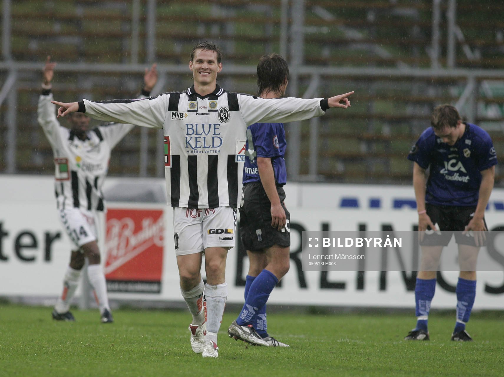 1-0, Jon Jönsson, som jublar