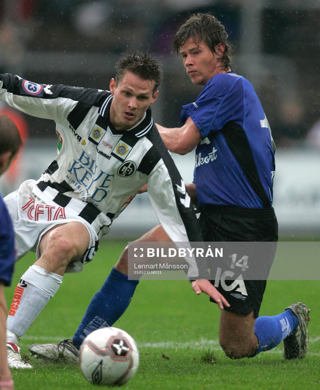 Jon Jönsson, Landskrona och Dusan Djuric, Halmstad