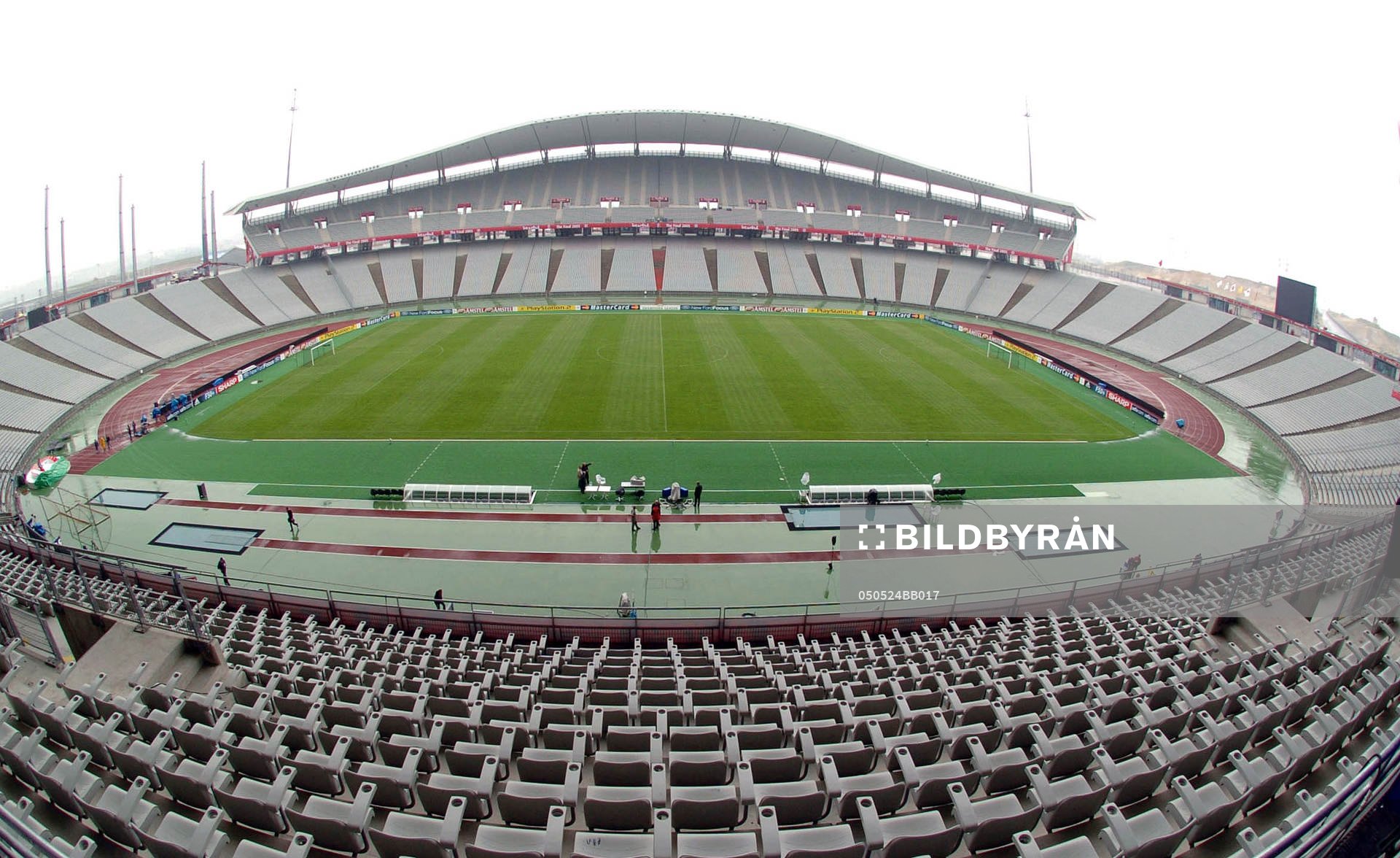 Fotboll, Ataturk Olympic Stadium. Istanbul, Turkiet,
