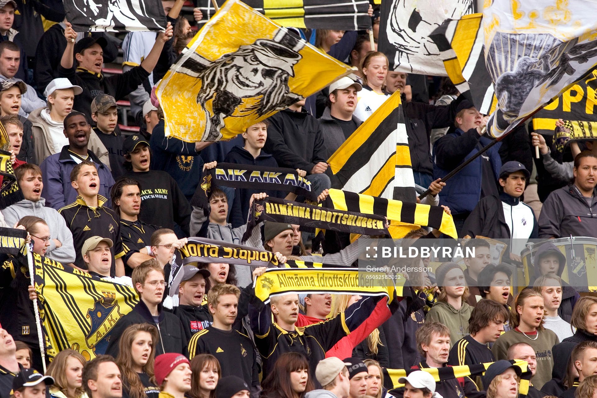 Supporter, AIK, black army