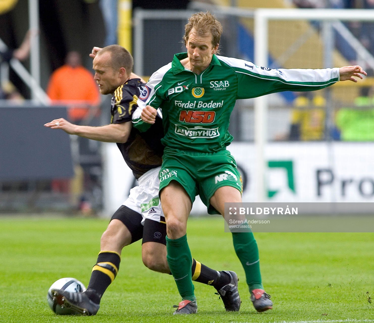 Nicklas Carlsson, AIK och Niklas Backman, Boden
