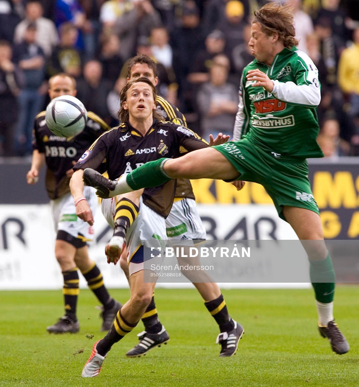 Mattias Moström, AIK och Peter Gitzélov, Boden
