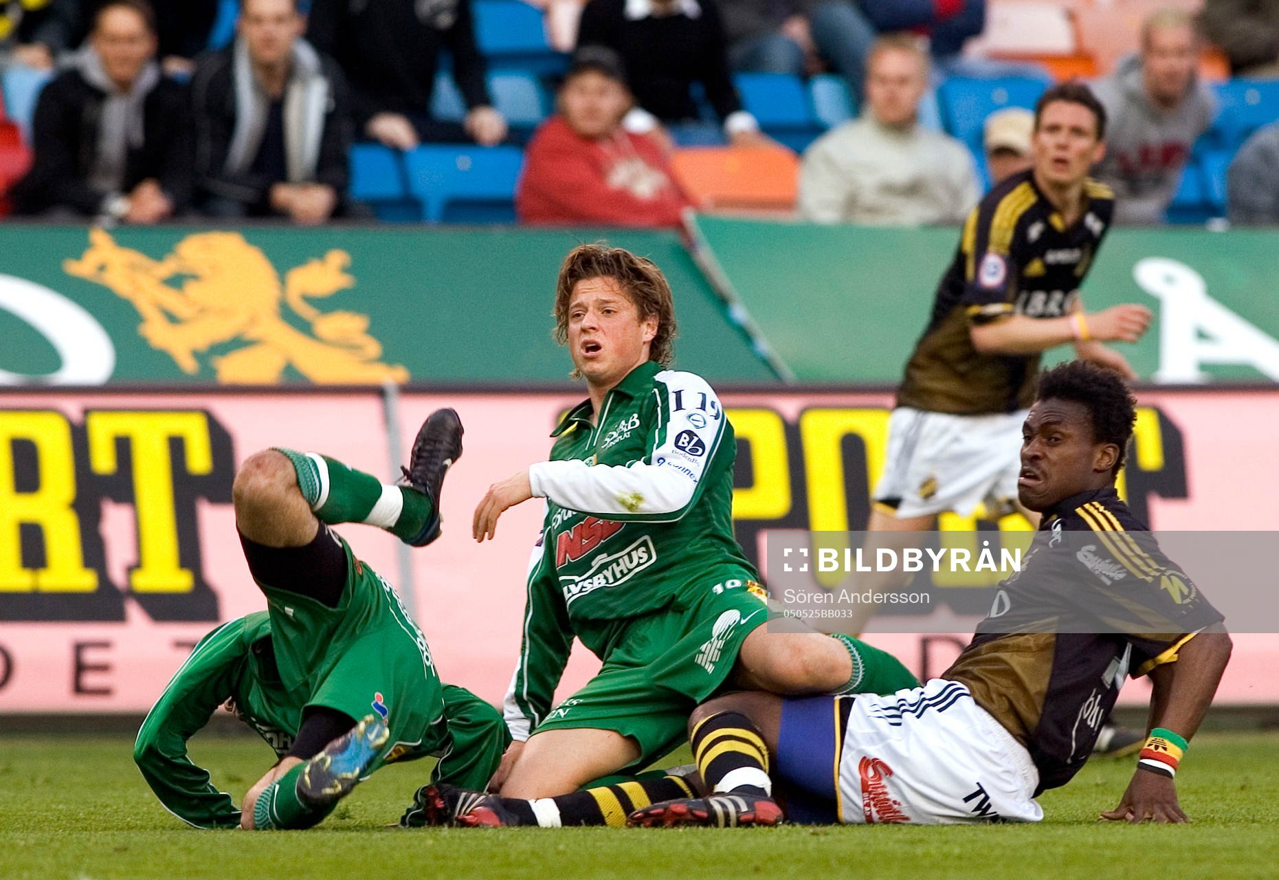Derek Boateng, AIK och Peter Gitzélov, Boden