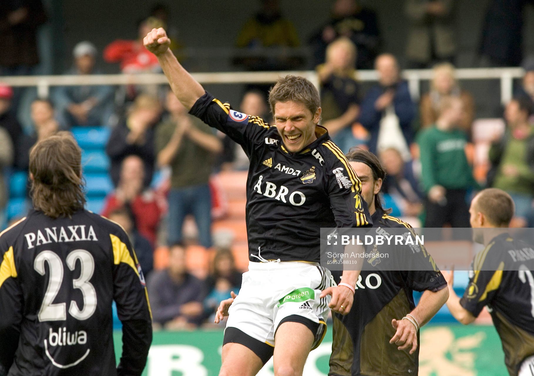 Denis Östlundh, AIK, jubel