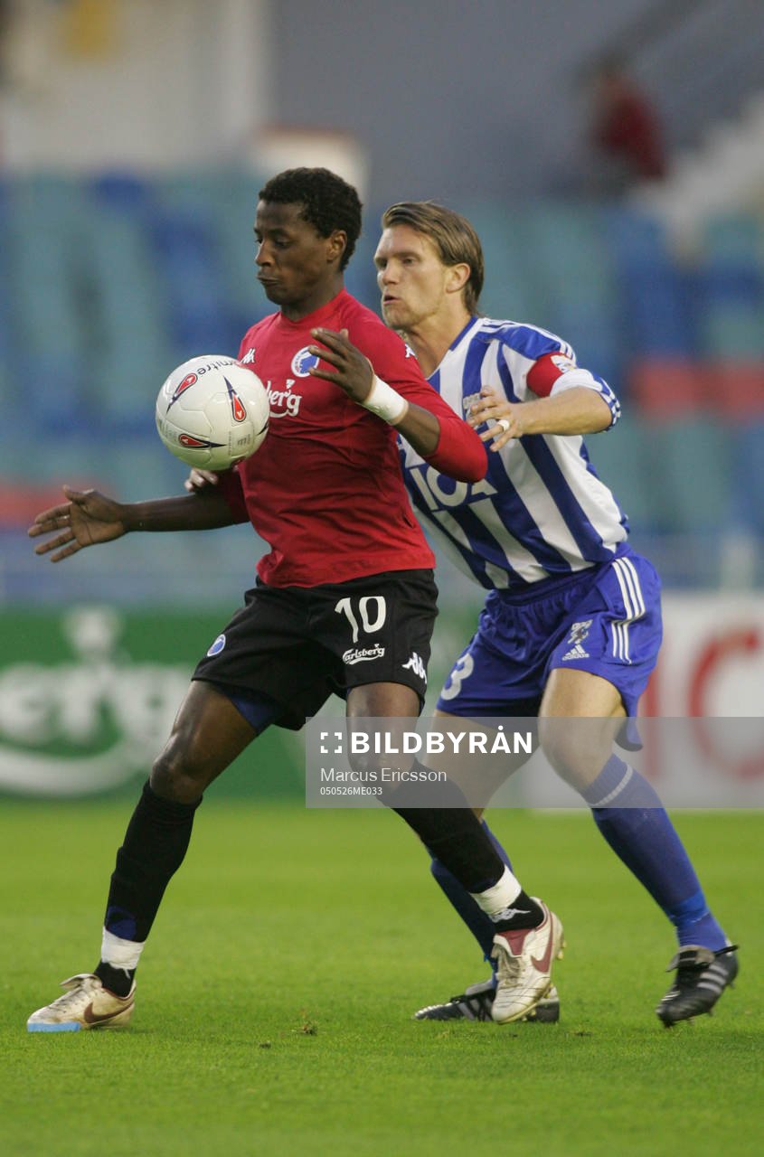 Fredrik Risp och Sibusiso Zuma