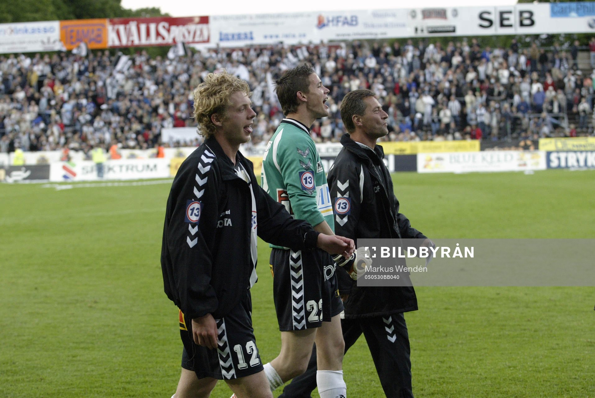 lättnads suck eftermatchen, 12 Mikael Rynell, 22 Jonas