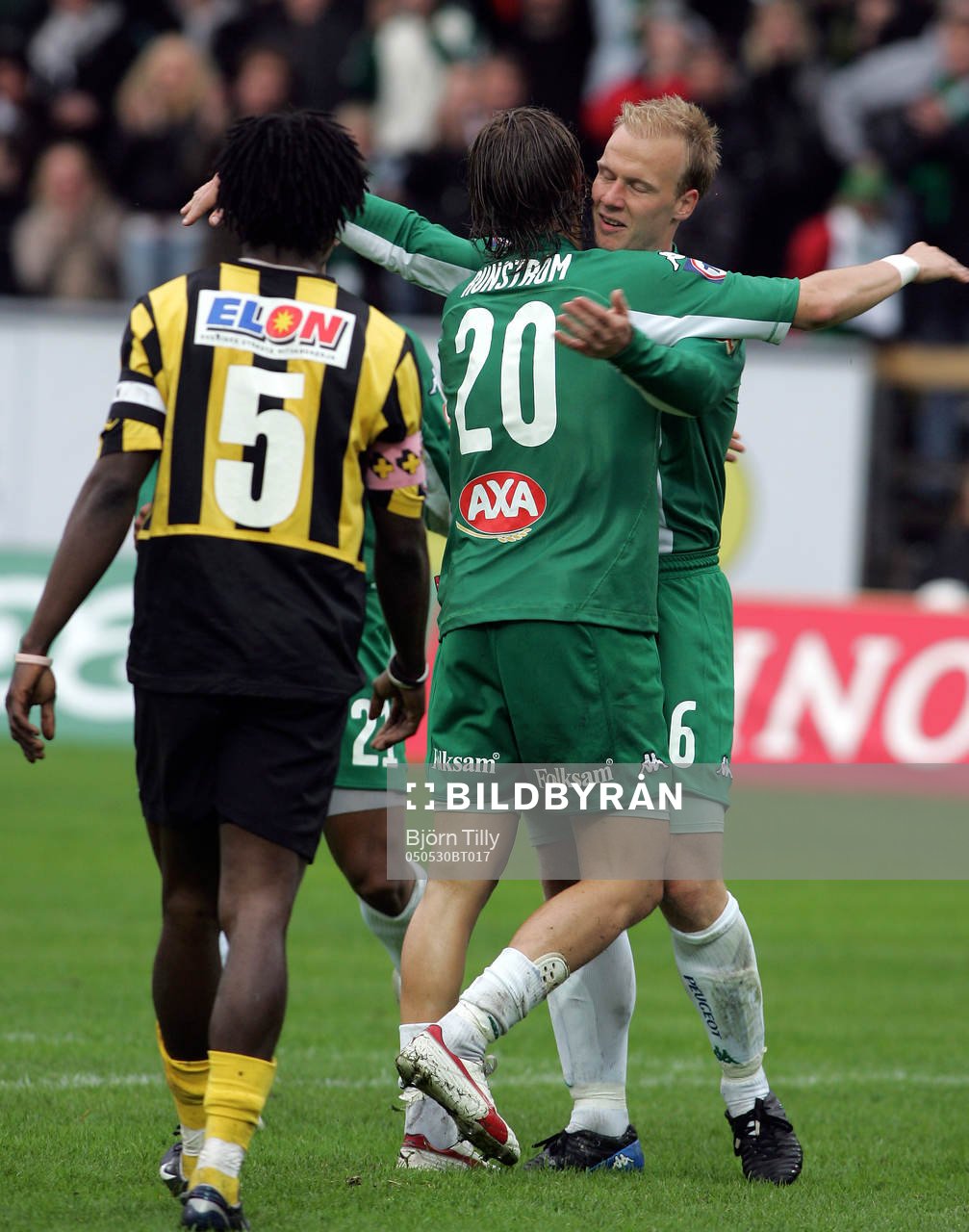 Mikael Andersson, Hammarby gratuleras