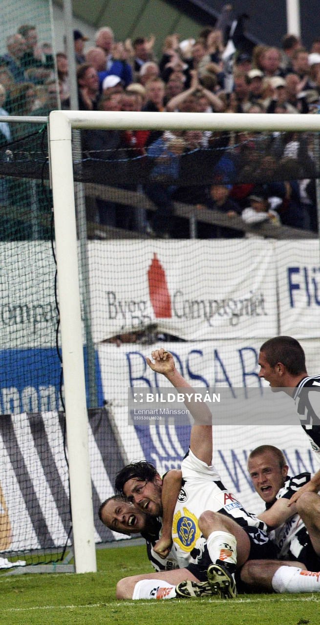 4-3, segermål på övertid, Gustaf Andersson. Jubel