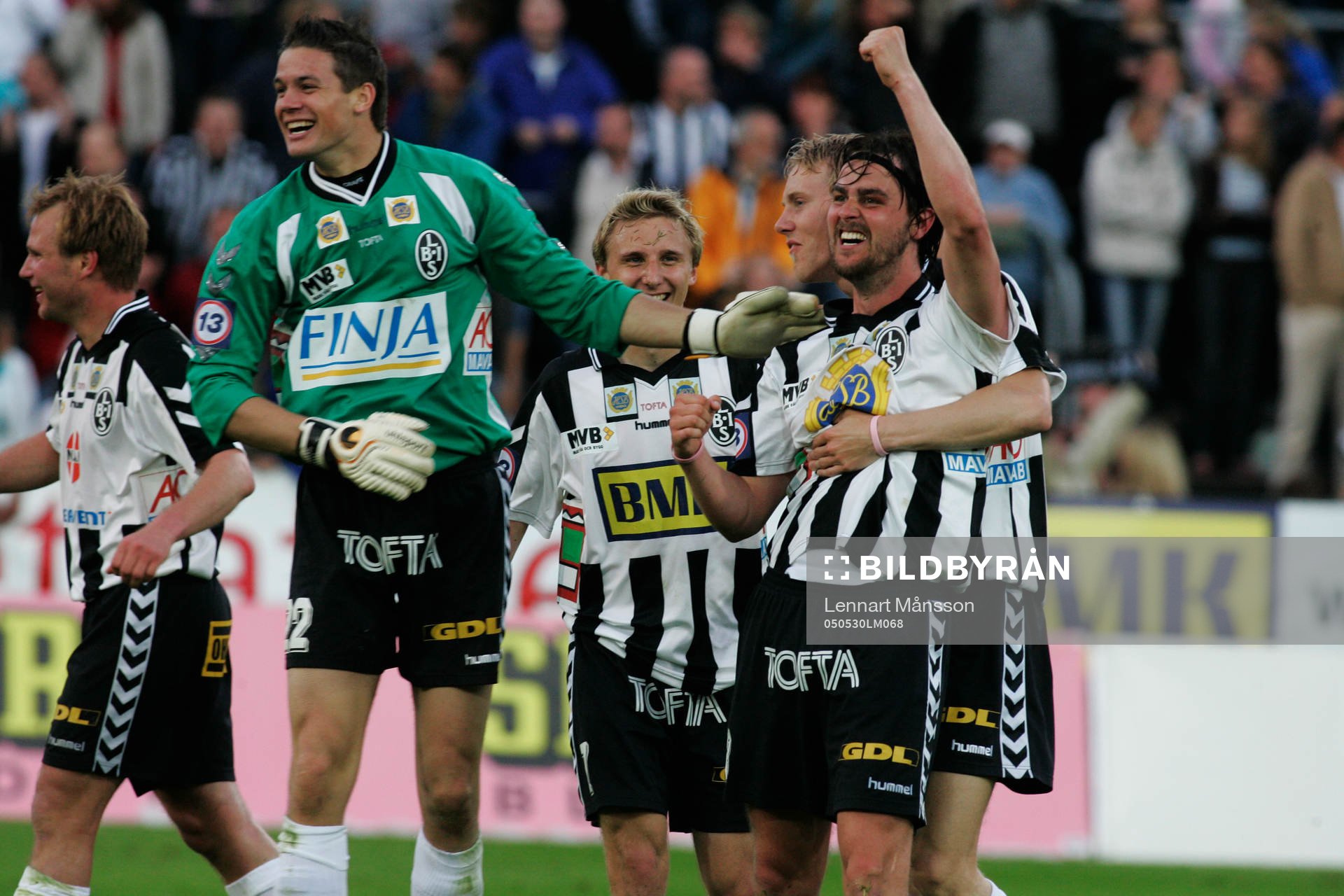  Jonas Sandqvist och Gustaf Andersson jublar ikapp.