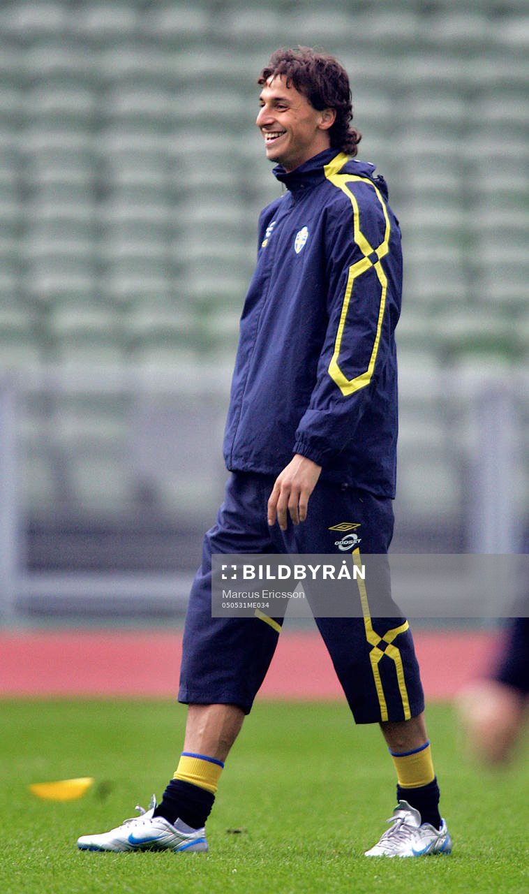 Träning Zlatan Ibrahimovic