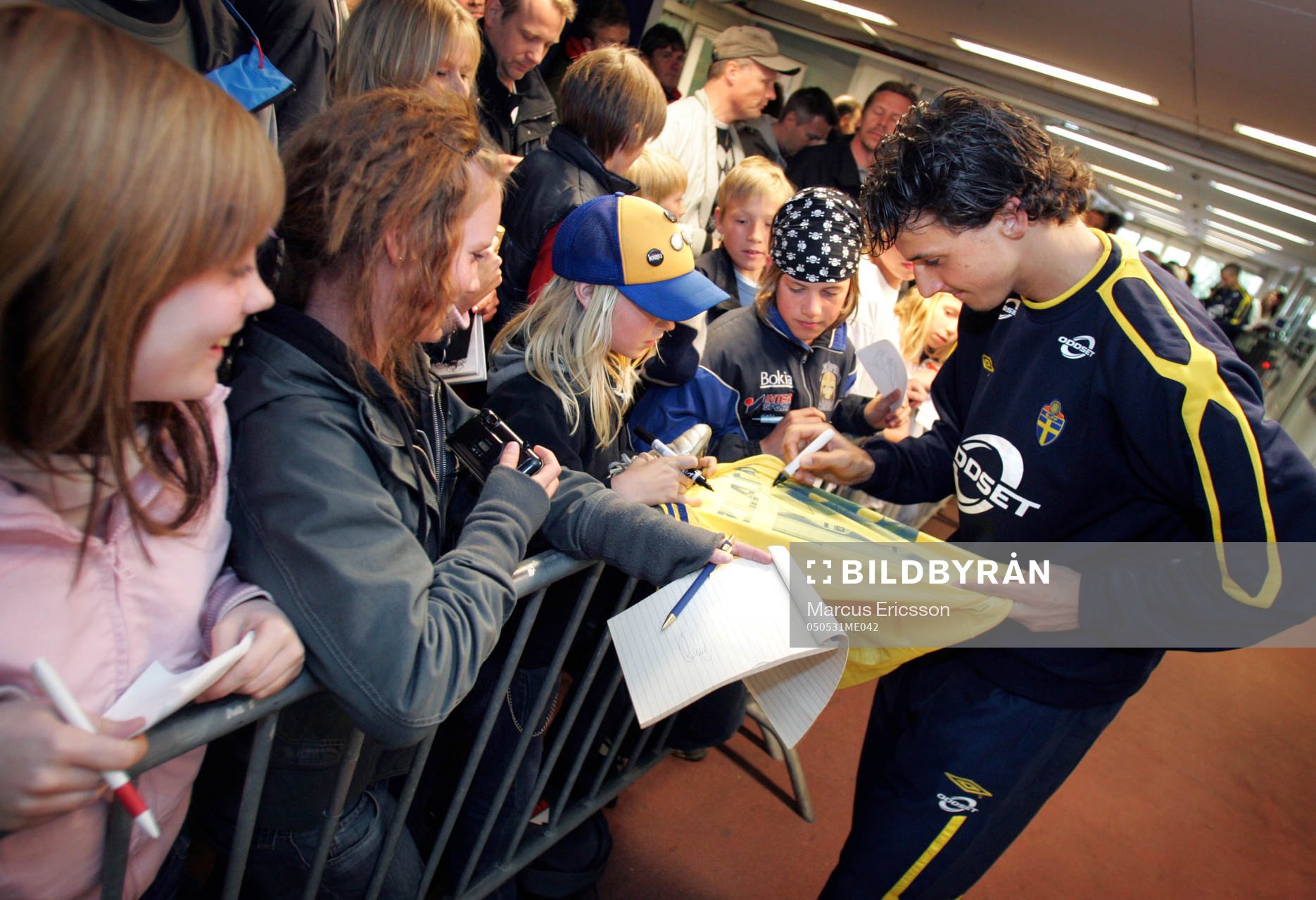 Träning, Zlatan Ibrahimovic, autograf