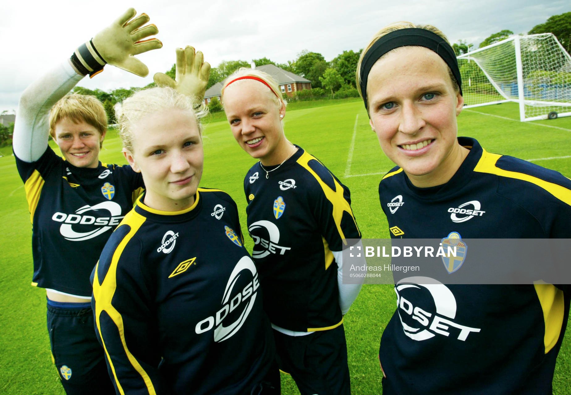 Maja Åström, Anna Paulsson,  Caroline Seger och Maria