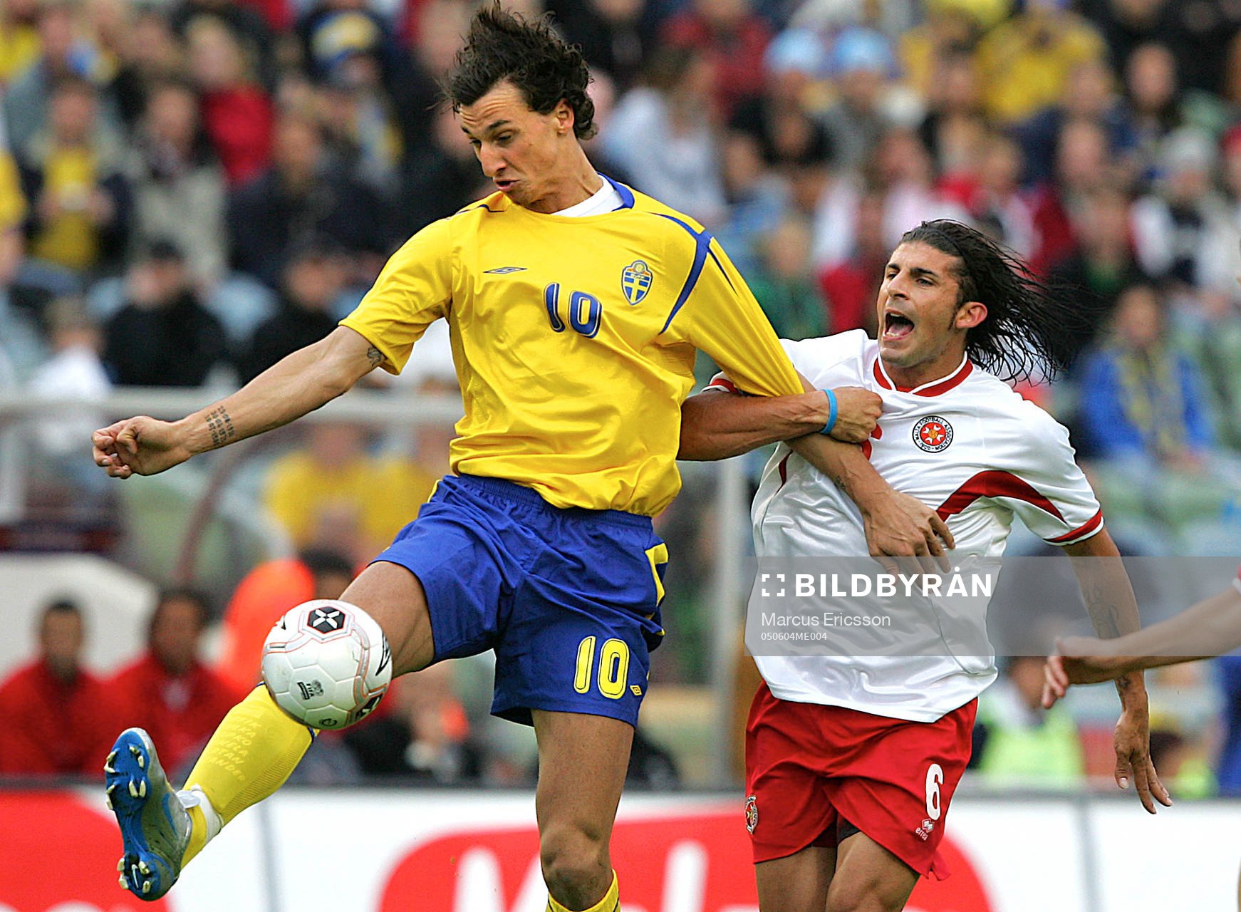 Zlatan ibrahimovic och Luke Dimech