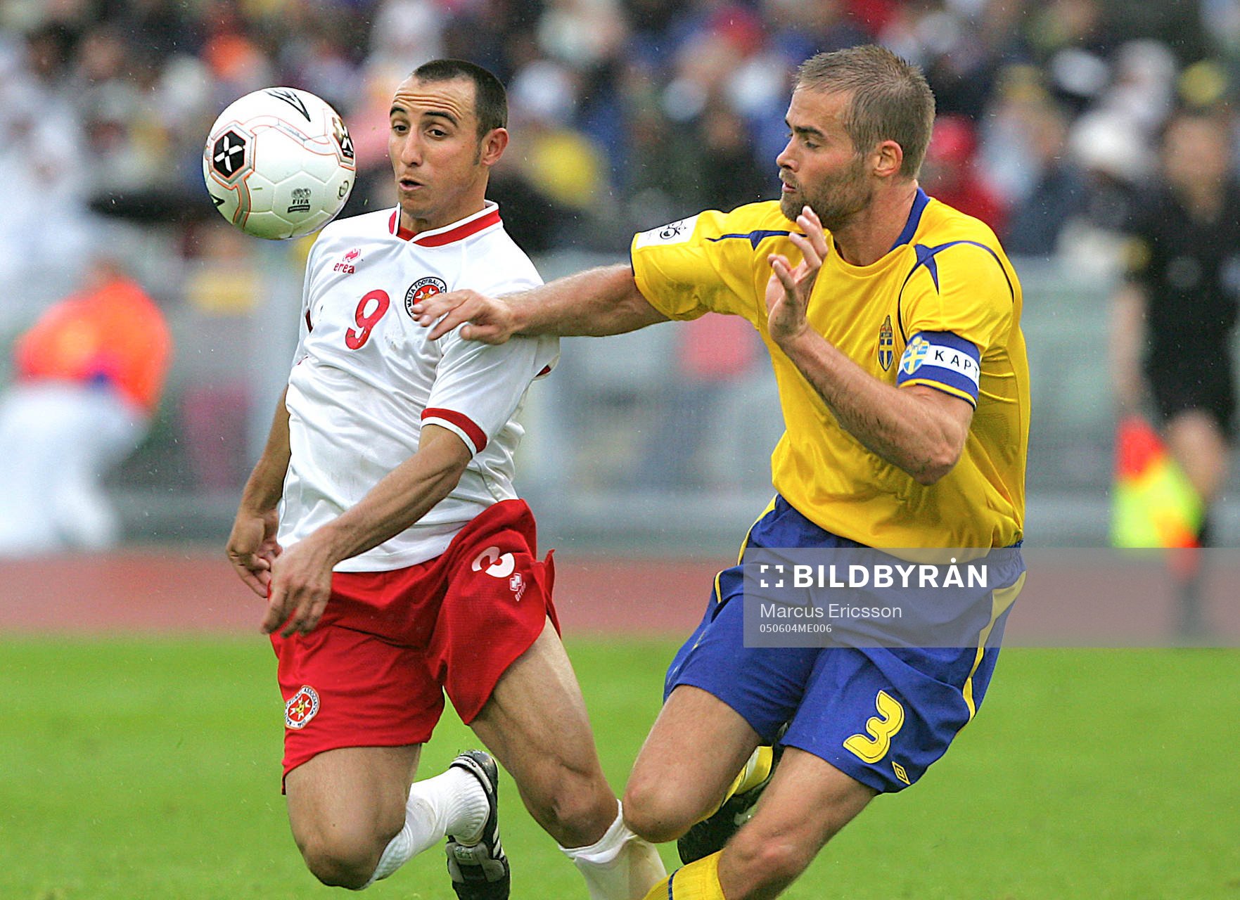 Michael Mifsud, Malta och Olof Mellberg, Sverige