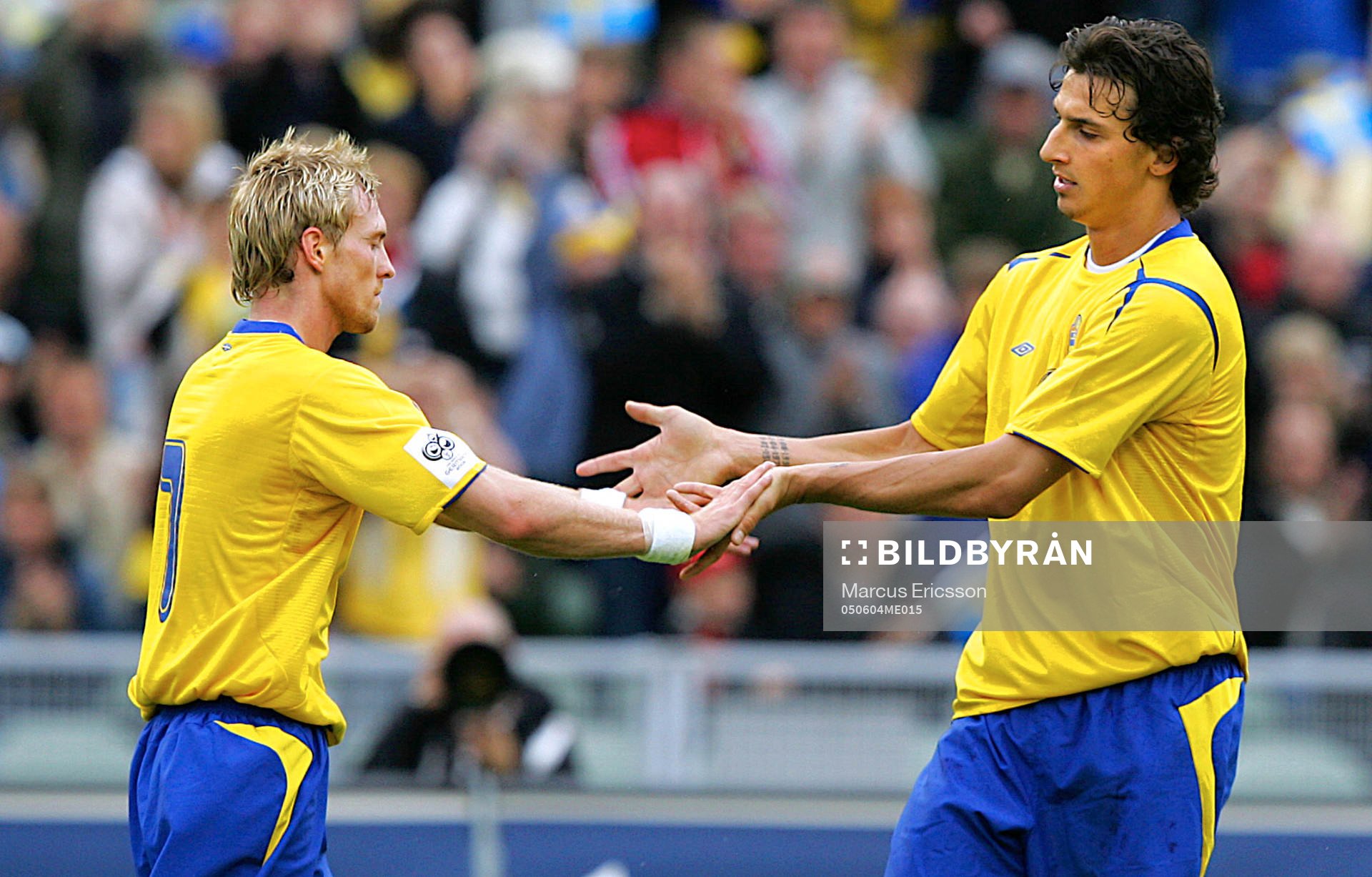 Christian Wilhelmsson och Zlatan Ibrahimovic