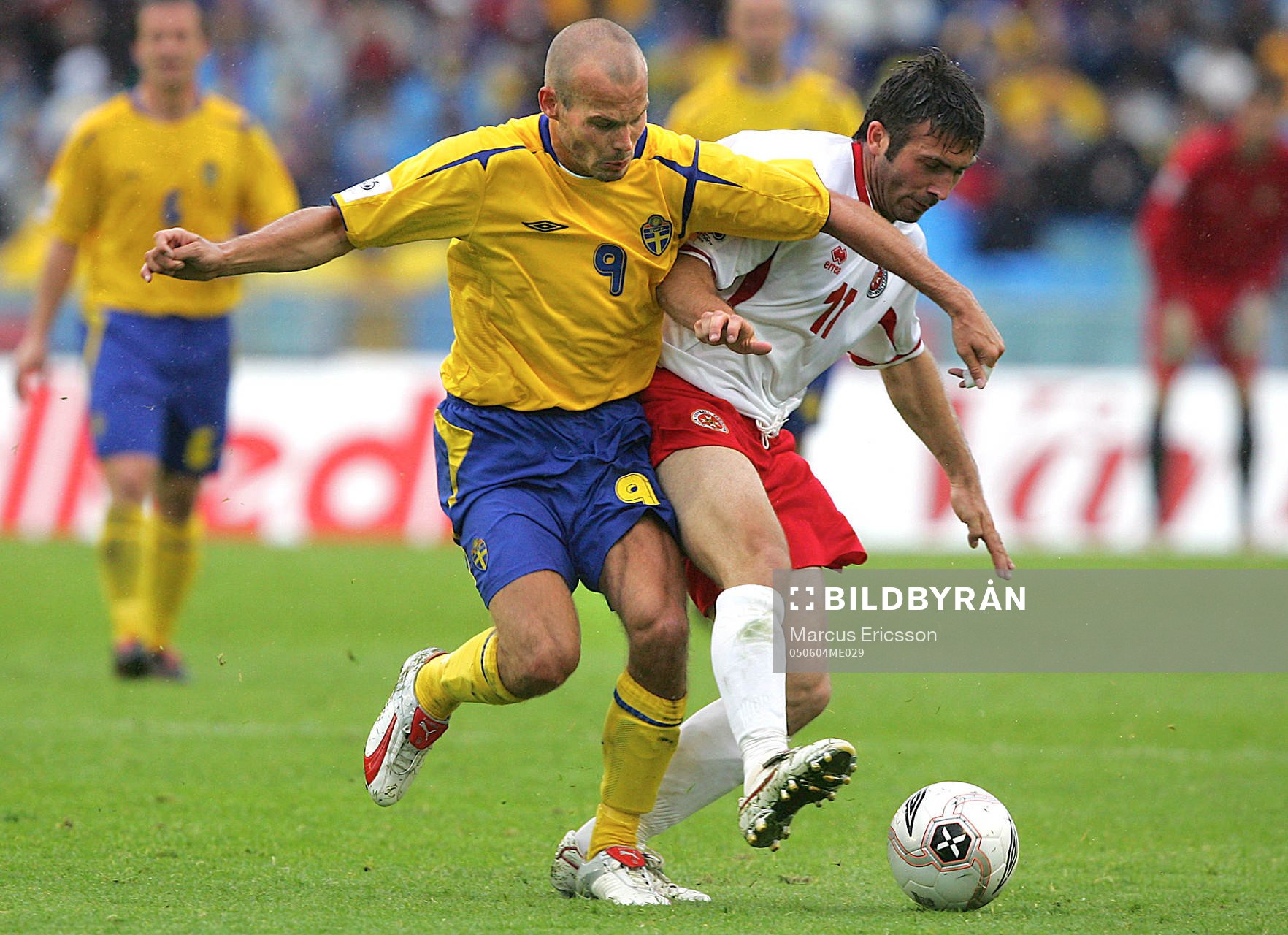 Fredrik Ljungberg och George Mallia, Malta