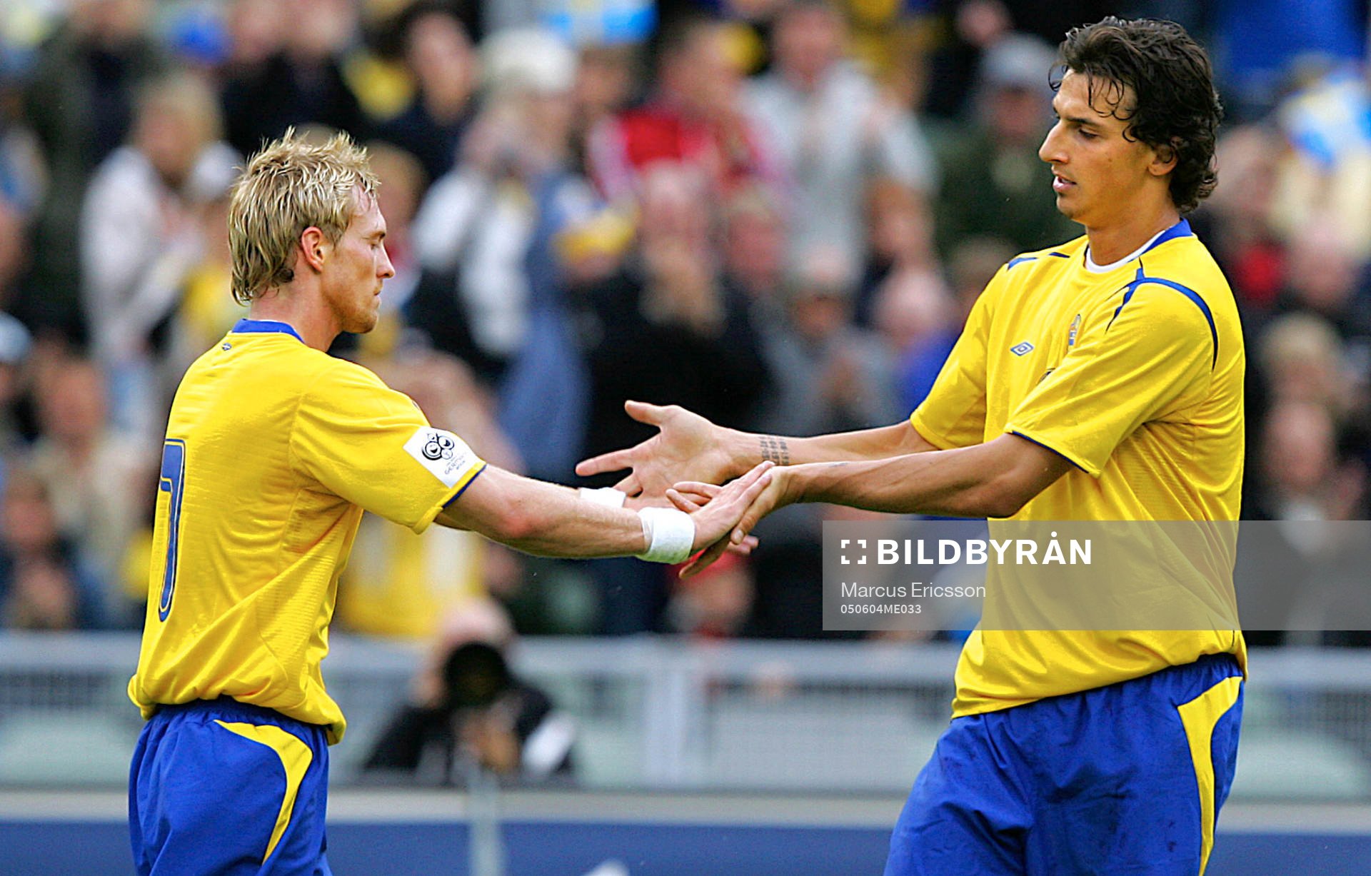 Christian Wilhelmsson och Zlatan Ibrahimovic