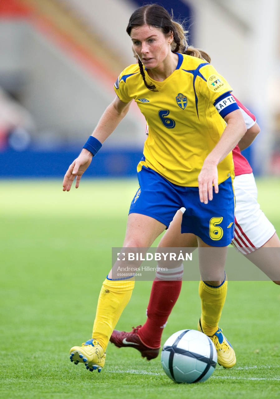 Sverige - Danmark. Malin Moström