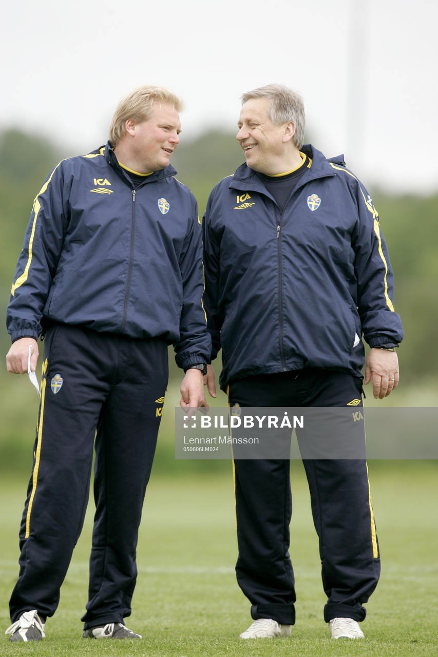 Jörgen Lennartsson och Tommy Söderberg, tränare,