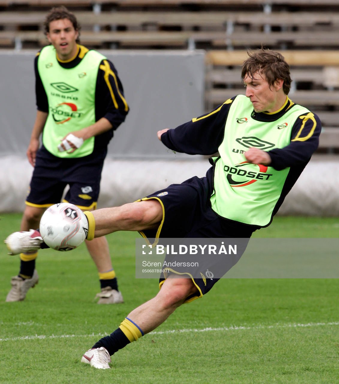 Kim Källström och Johan Elmander, Sverige