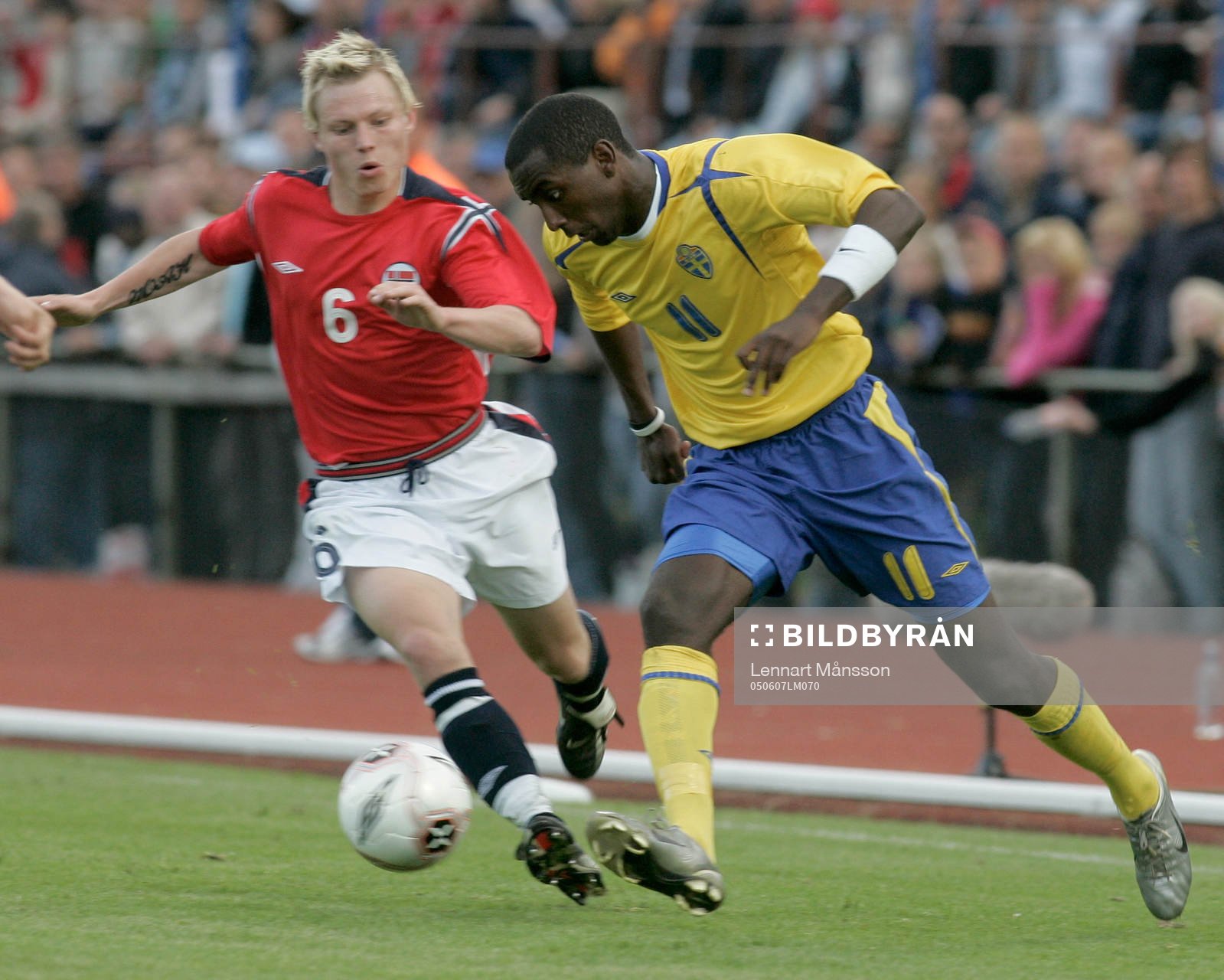 Henok Goitom och Björn Helge Riise