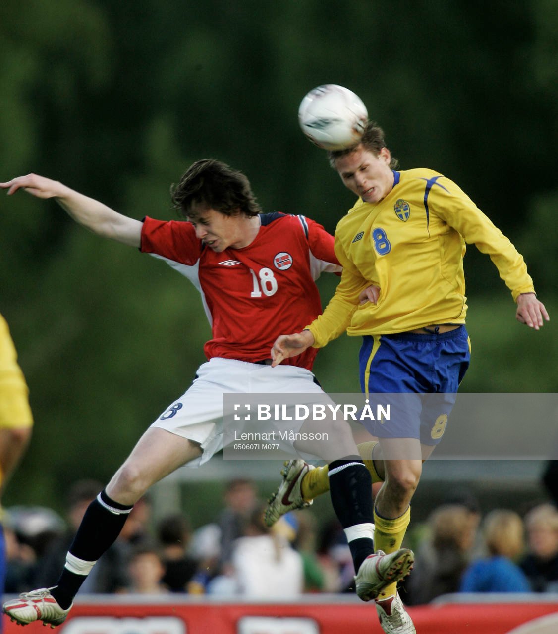 Jesper Mathisen och Jon Jönsson. Nickduell