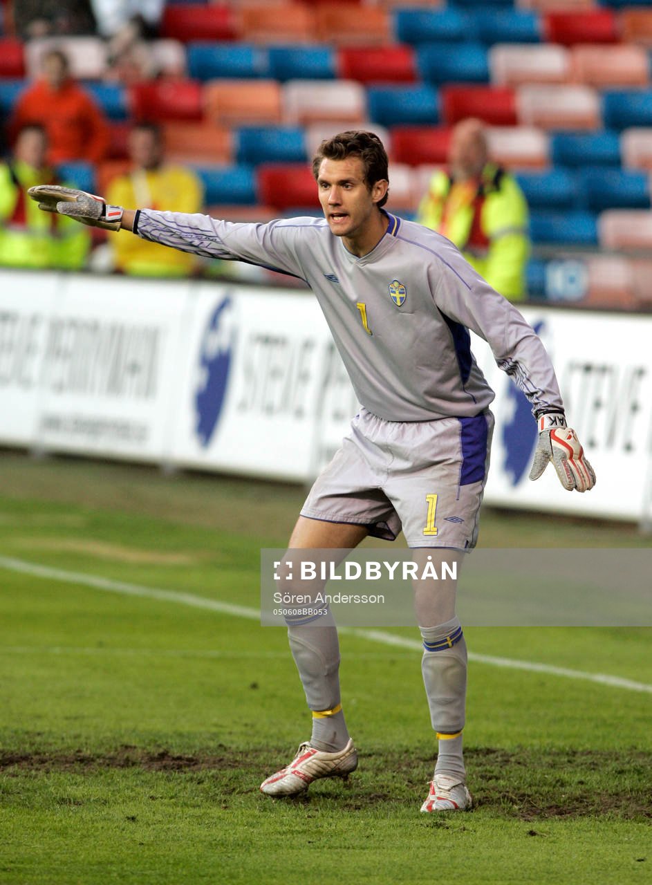 Andreas Isaksson, målvakt, Sverige