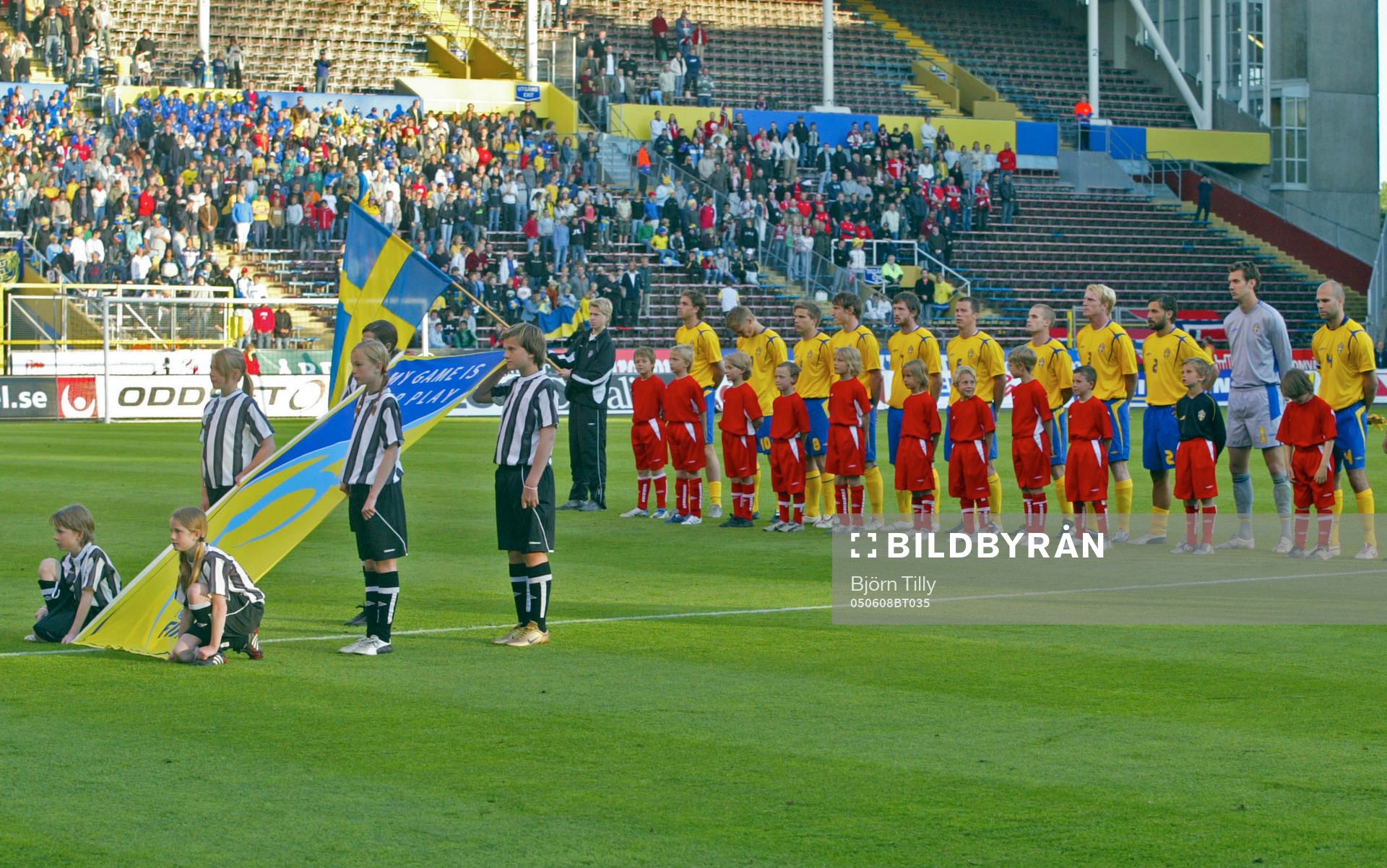 Line up, uppställning