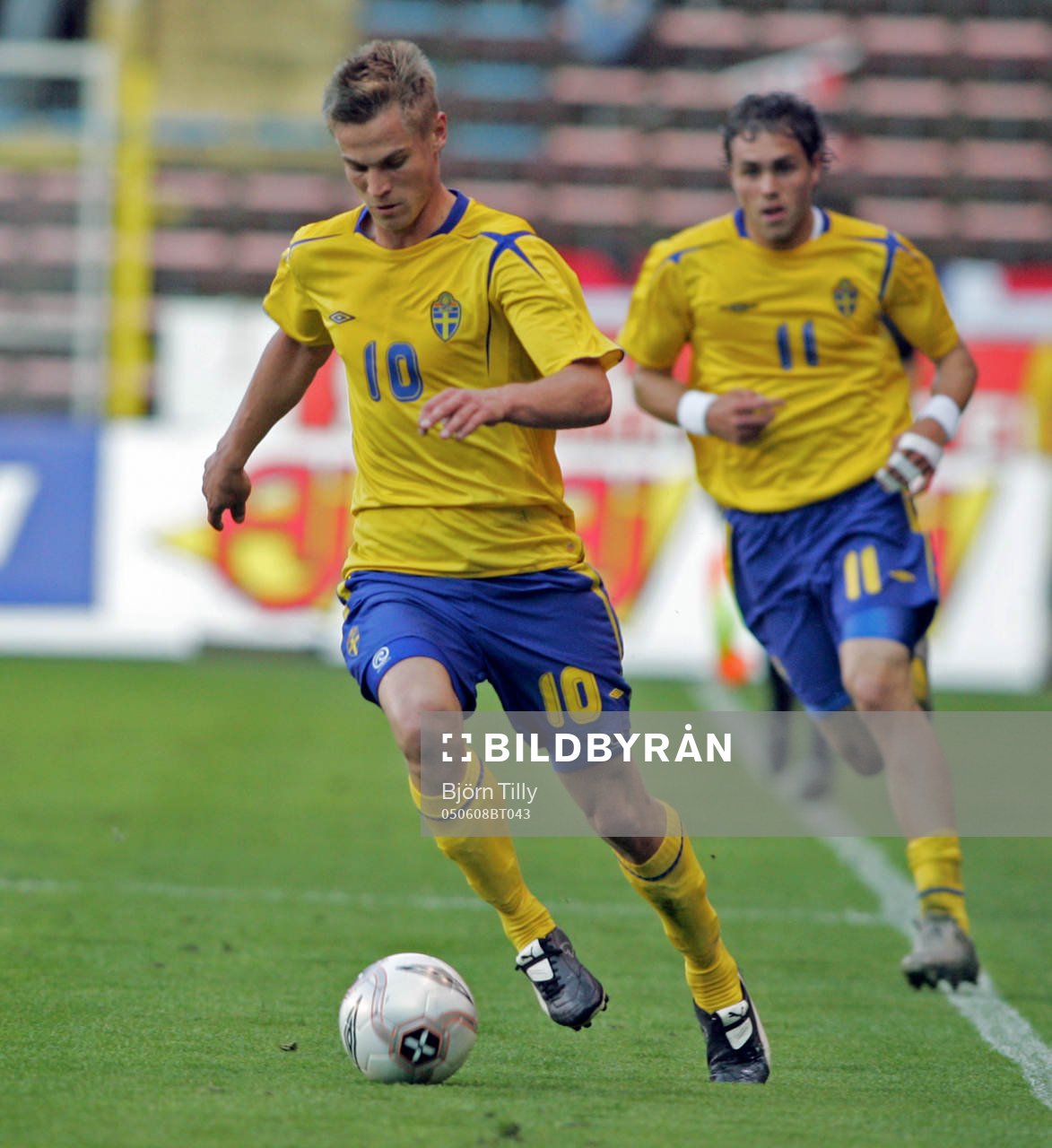 Markus Rosenberg och Johan Elmander, Sverige