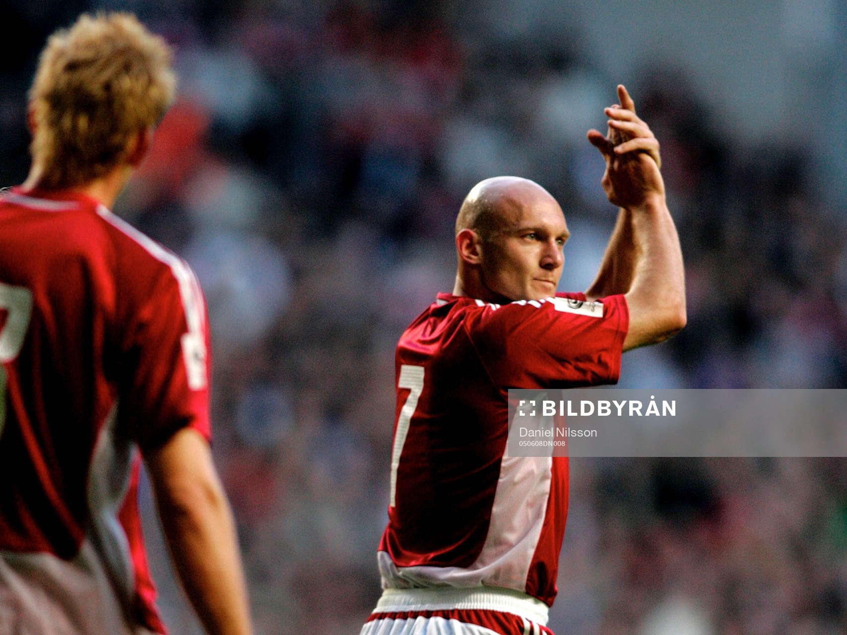 Thomas Gravesen, Danmark, jubel