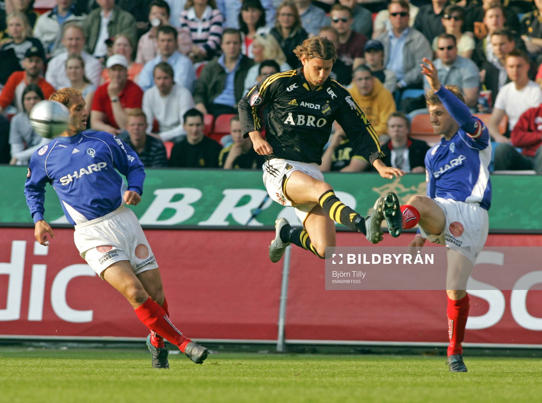 Daniel Hoch, AIK och Imad Shhadeh och Daniel Johansson,