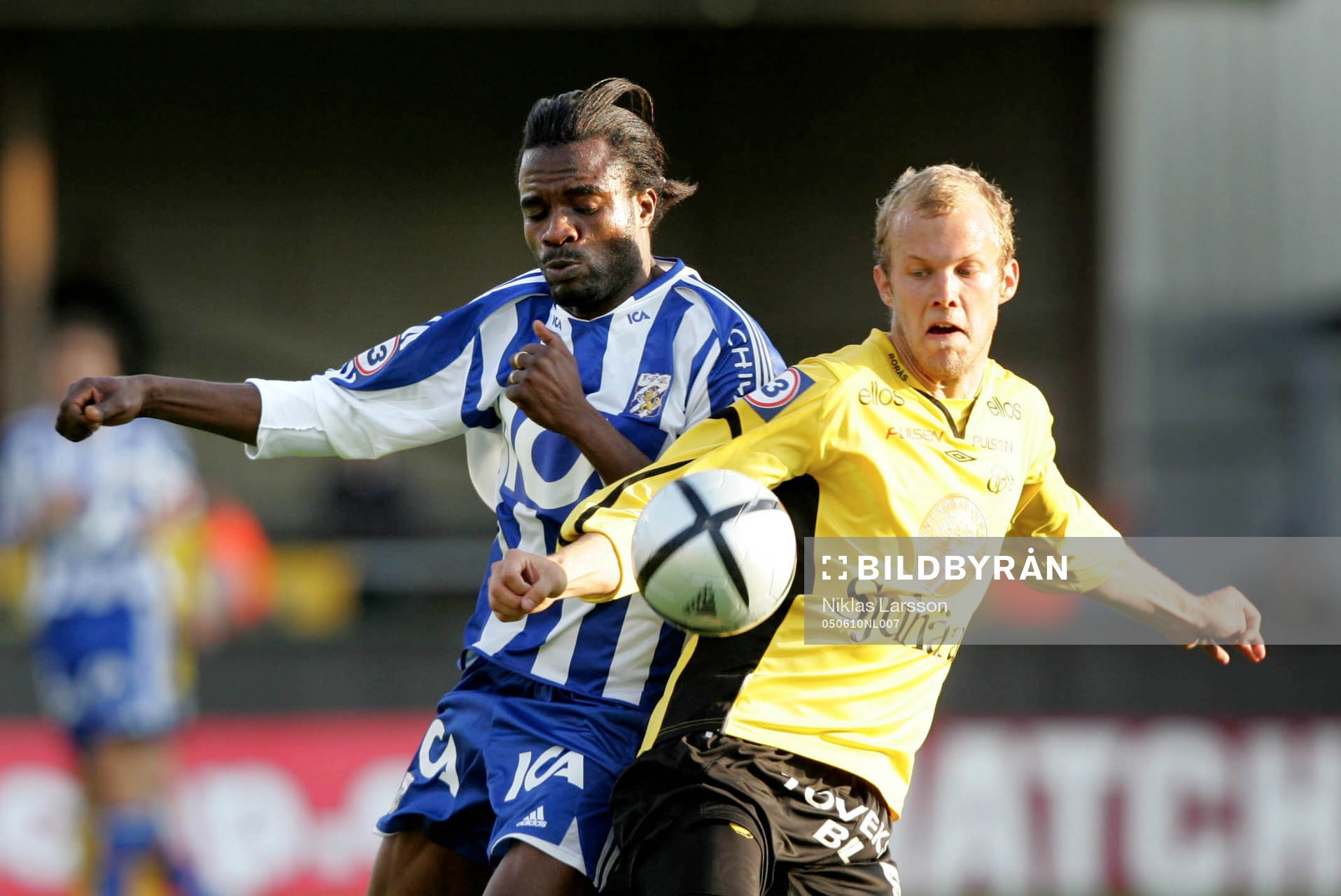 Peter Ijeh, Göteborg och Martin Andersson, Elfsborg