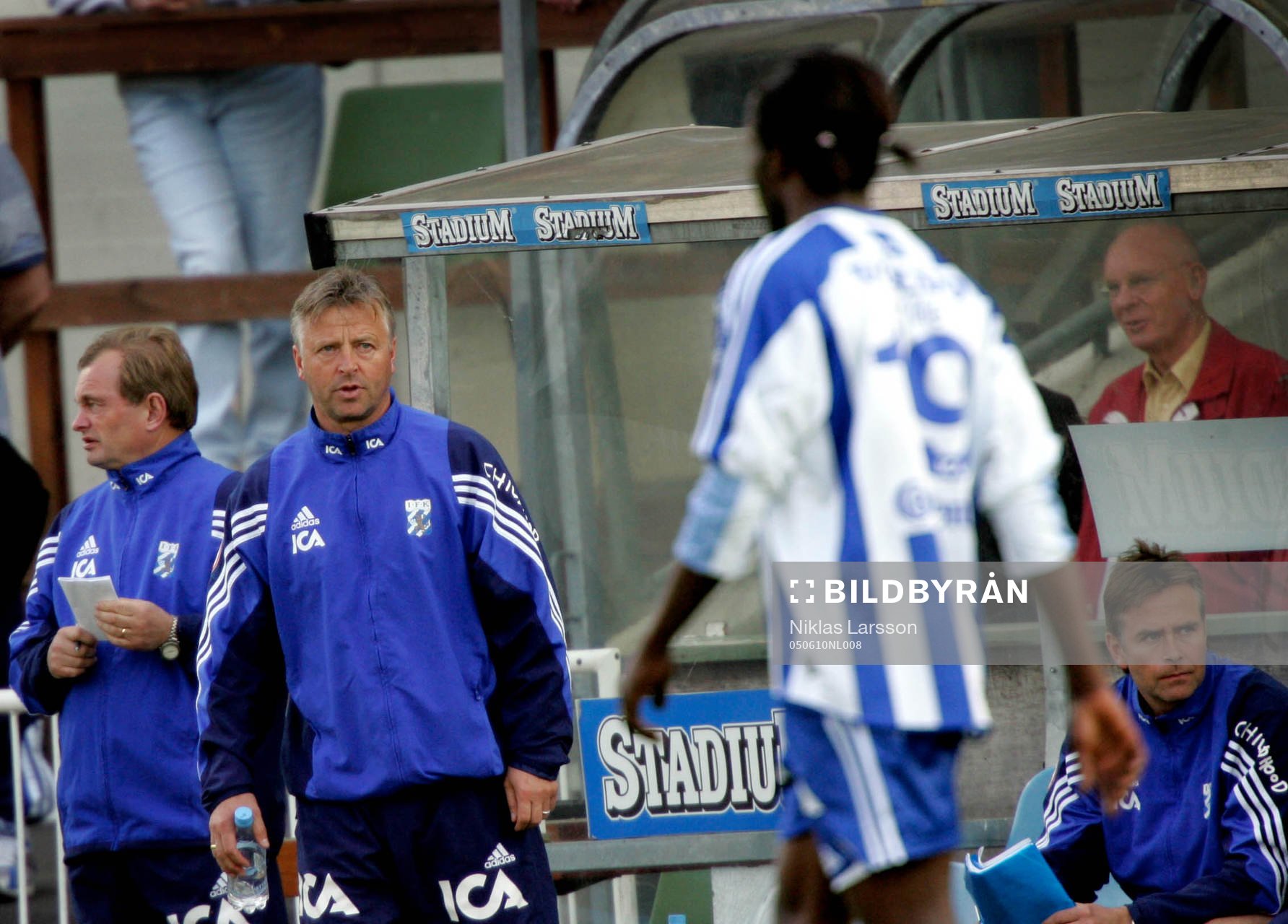 Peter Ijeh, Göteborg och Arne Erlandsen, tränare Göteborg