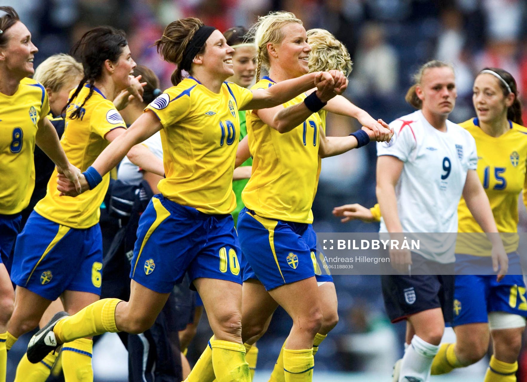 Sverige, jubel, Hanna Ljungberg, Anna Sjöström, Frida