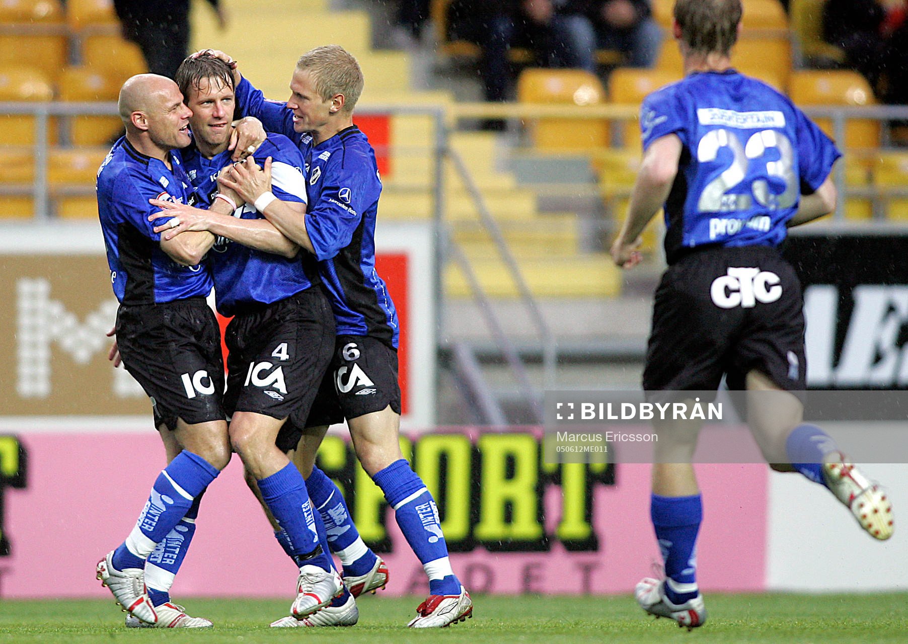 Fotboll, Allsvenskan, Elfsborg - Landskrona: Jubel i Halmstad efter Tommy Jönsson kvitterat till 1-1