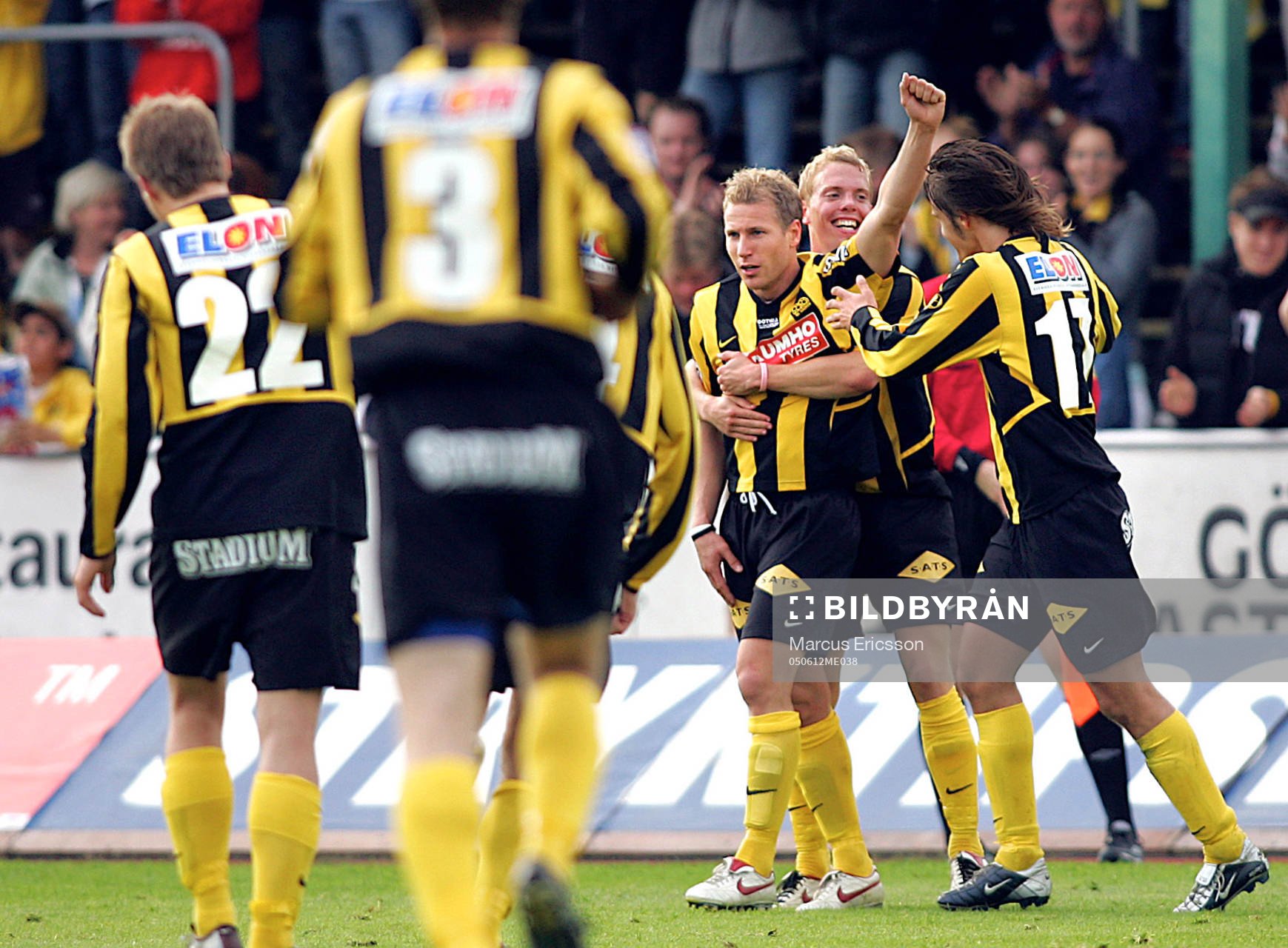  Jubel i Häcken efter 1-0