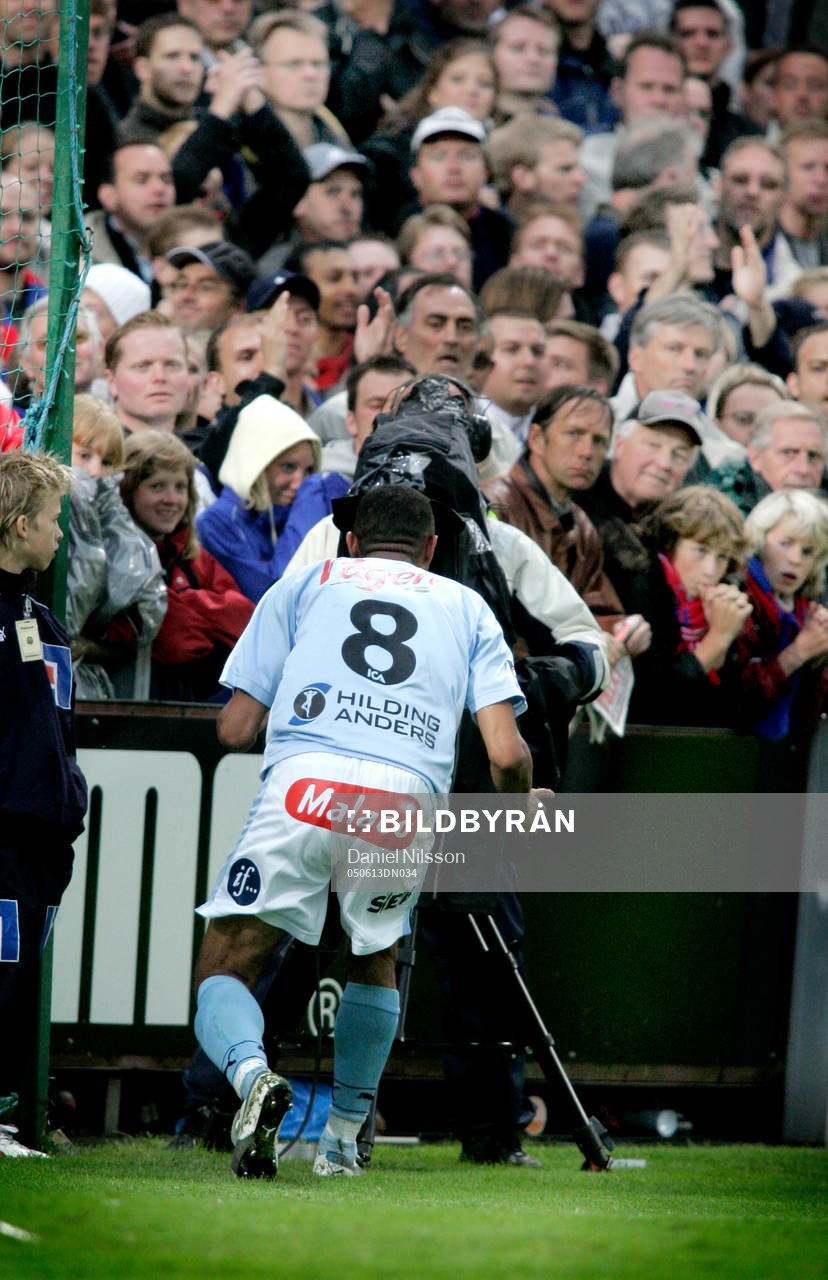 Helsingborg - Malmö FF: Afonso Alves, Malmö, jublar i en