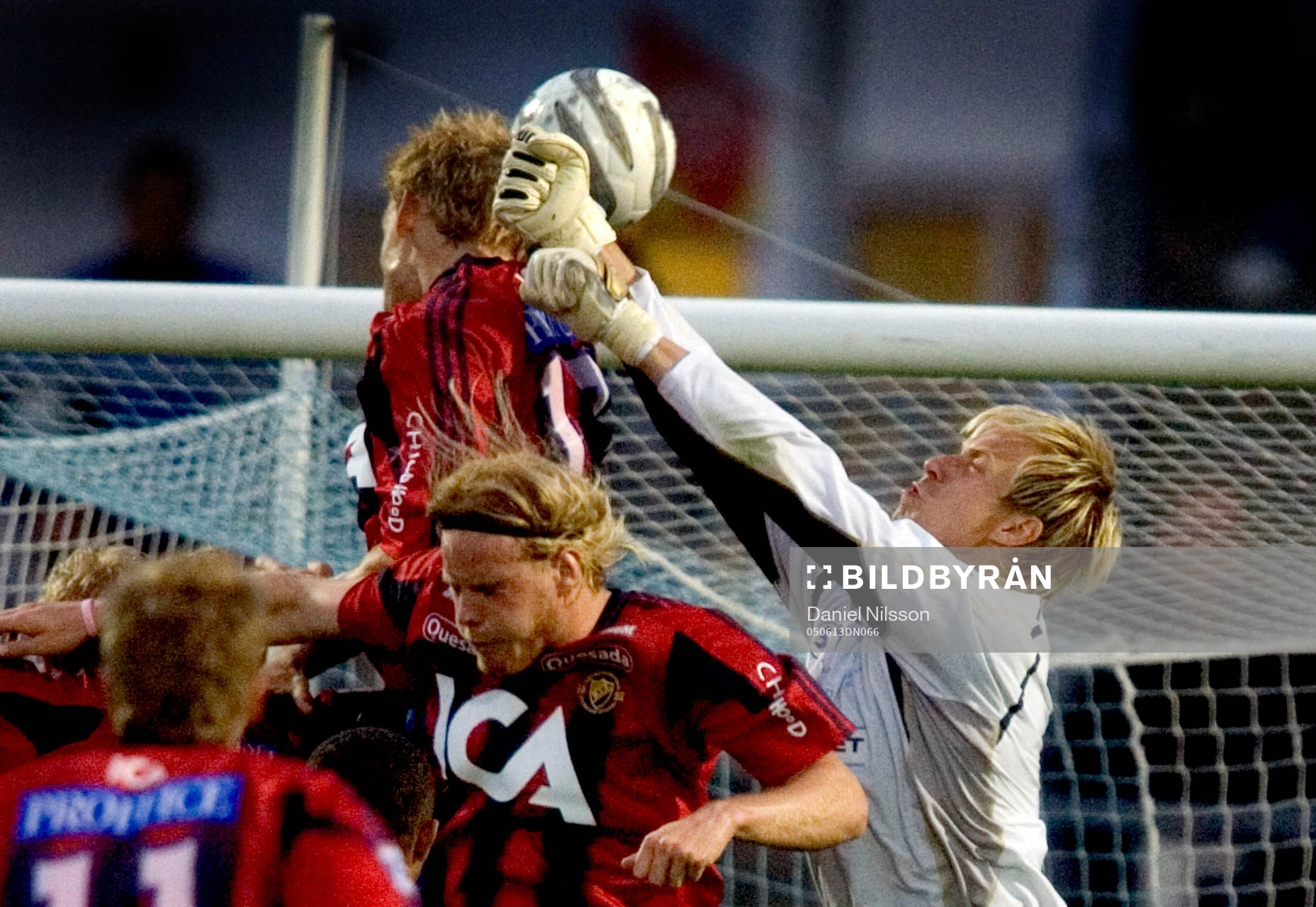 Sören Larsen, Djurgården och  Mattias Asper, målvakt,