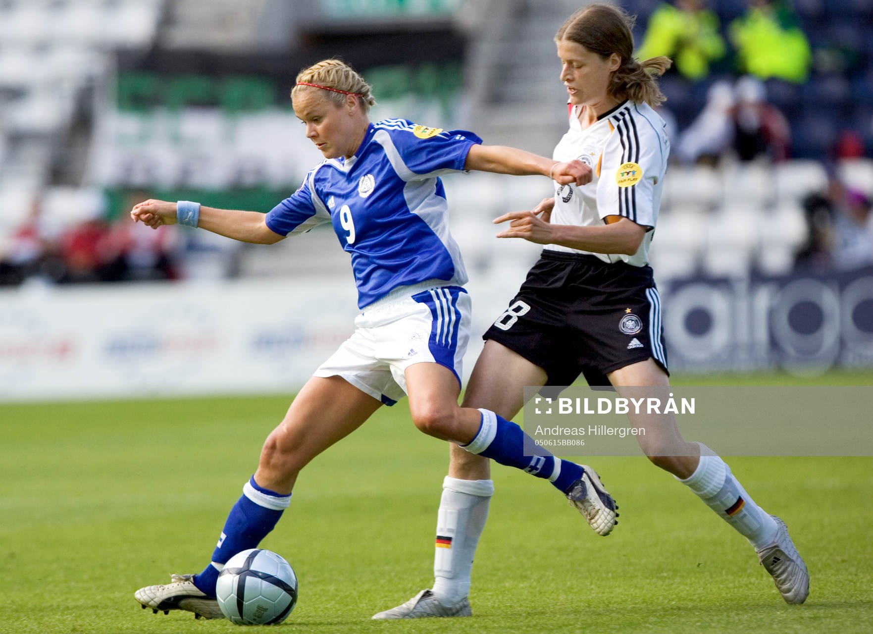 Kerstin Garefrekes, Tyskland och Laura Kalmari, Finland