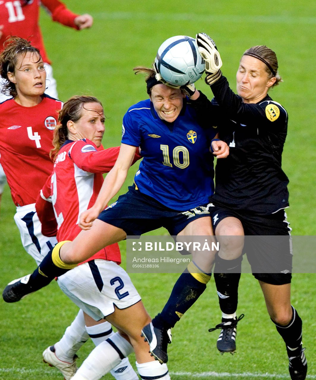 Hanna Ljungberg, Sverige, Bente Nordby och Ane Stangeland,