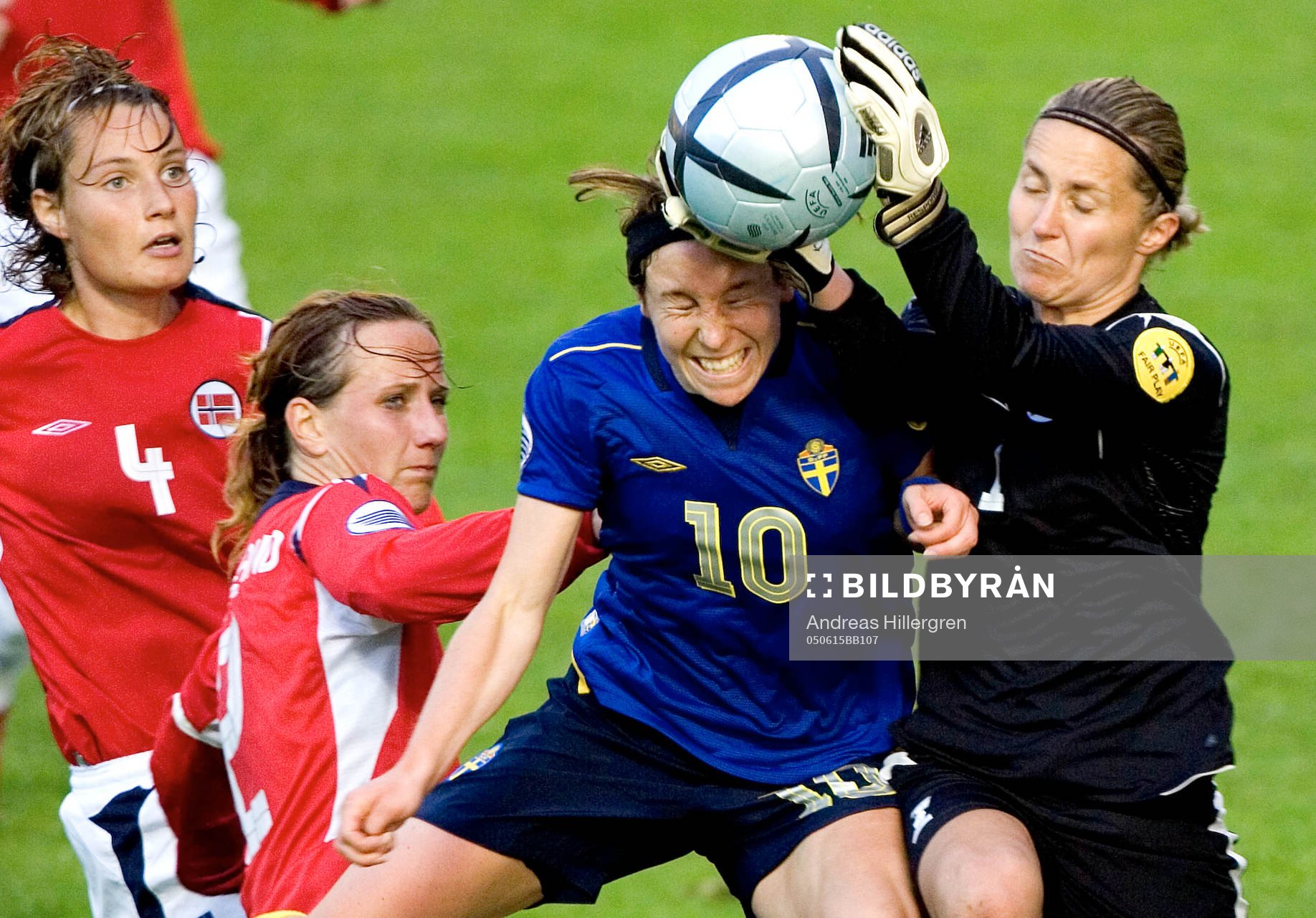 Hanna Ljungberg, Sverige, Bente Nordby och Ane Stangeland,
